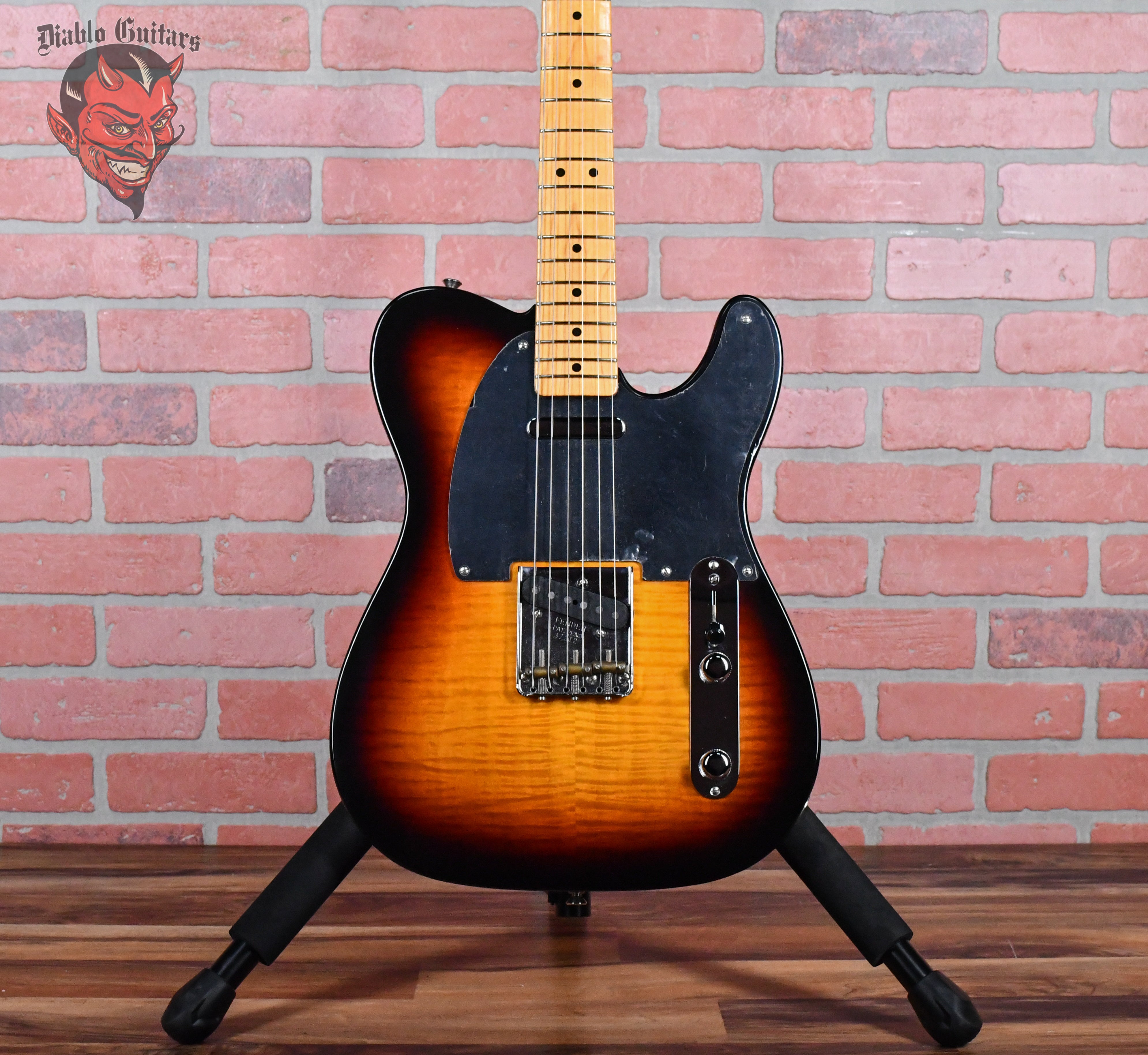 Fender 1952 Reissue Designer Edition Flame Maple Top Back Antique Sunb Diablo Guitars