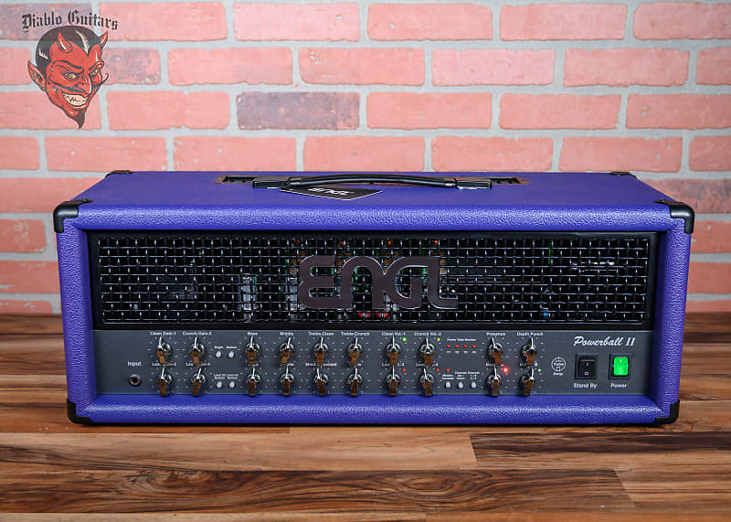 Engl Custom Shop Powerball II E645/2 4-Channel 100-Watt Guitar Amp Head Purple Bronco