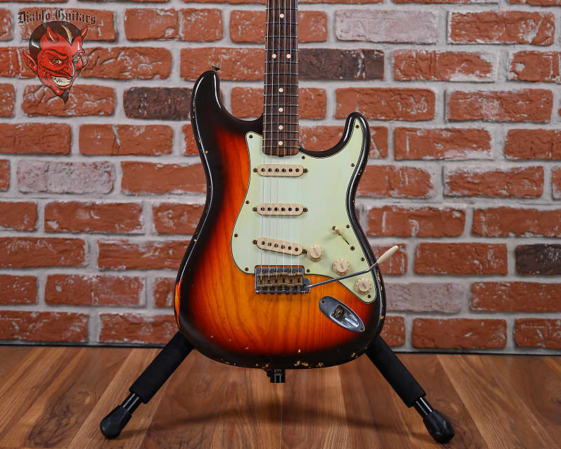 Fender Custom Shop Limited Edition 1964 Stratocaster Relic 3-Color Chocolate Sunburst 2009 w/OHSC