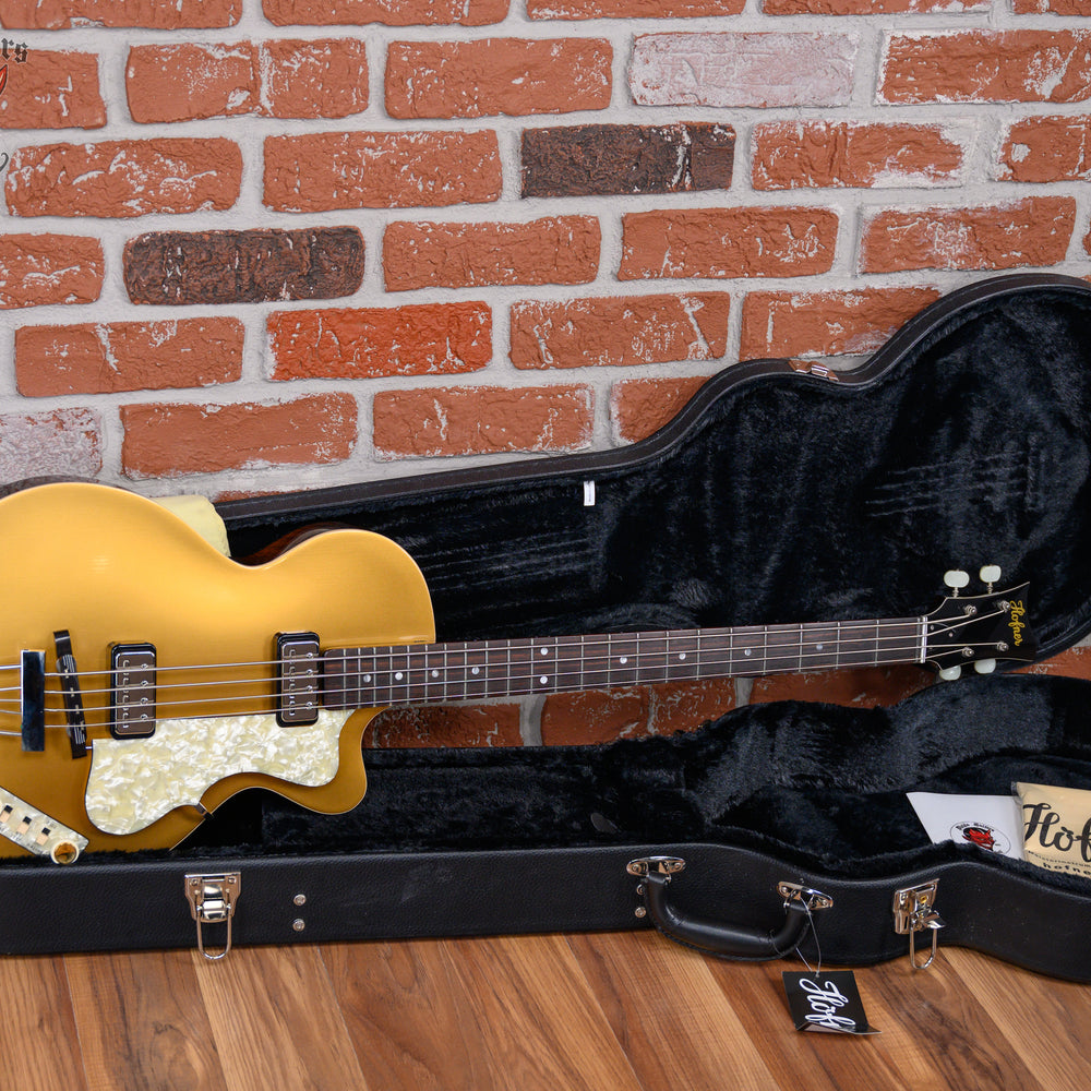 Hofner The Loft at Lay’s Club Bass Vintage Gold Top #1 2021 w/OHSC