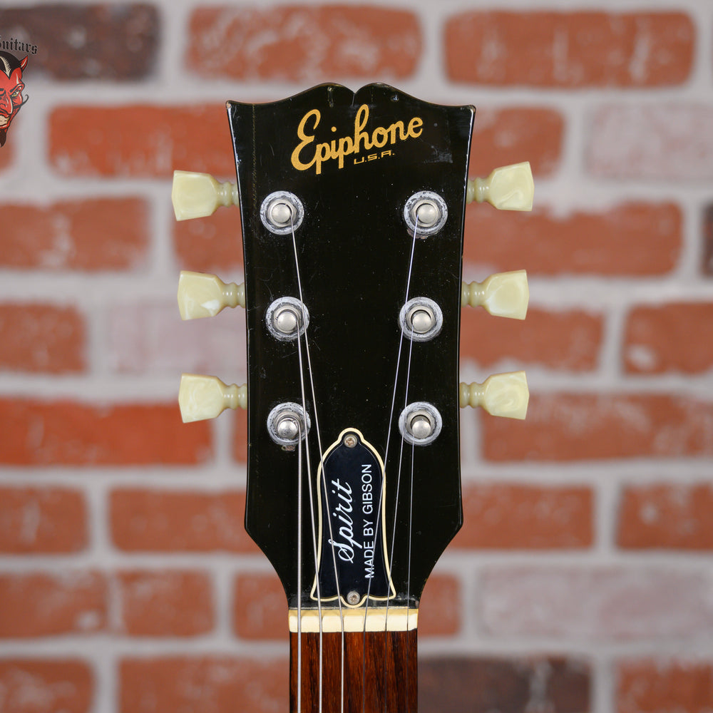 
                      
                        Epiphone USA Spirit Figured Maple Top Sunburst 1982 w/OHSC
                      
                    