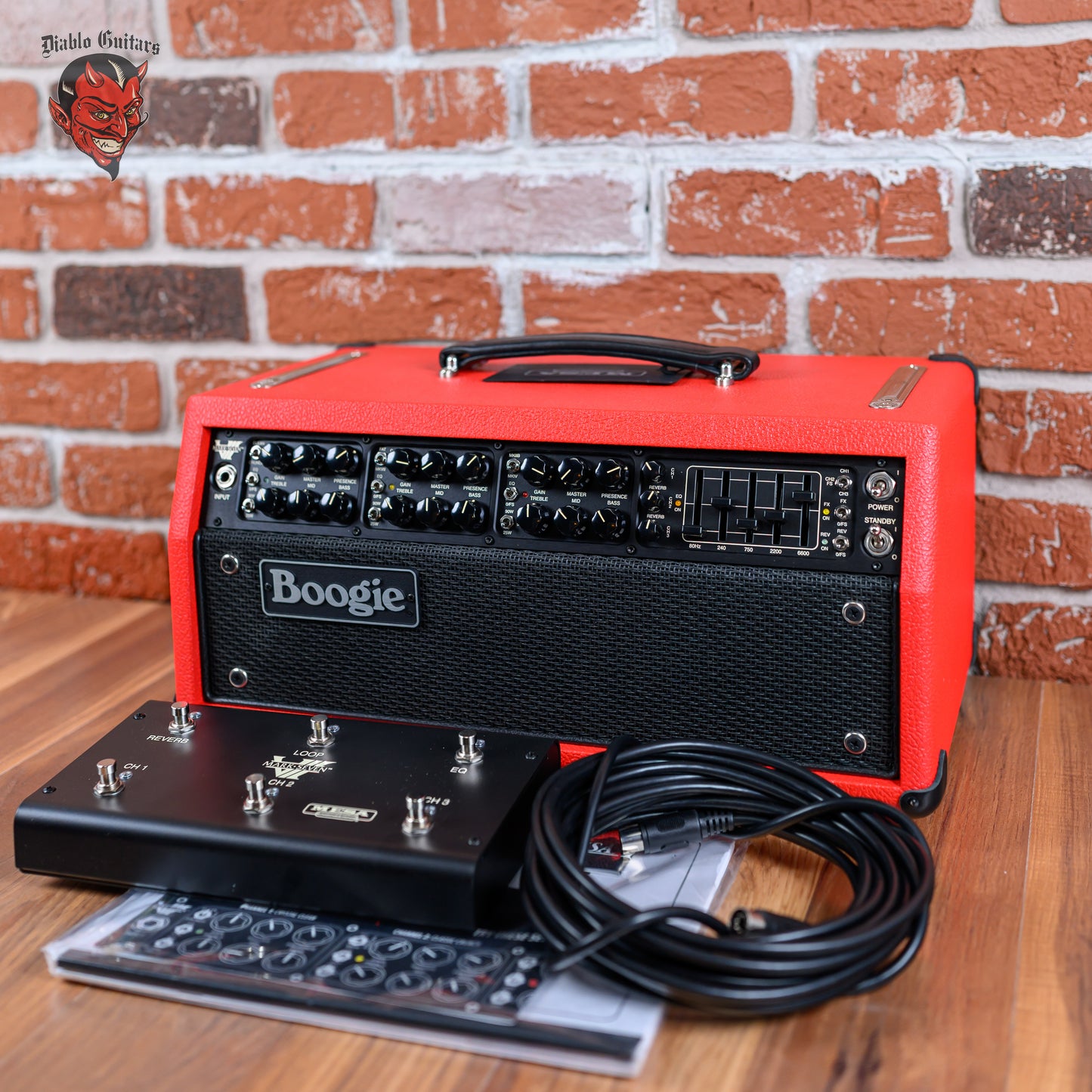 Mesa Boogie Mark VII 3-Channel 90-Watt Guitar Head Red Bronco