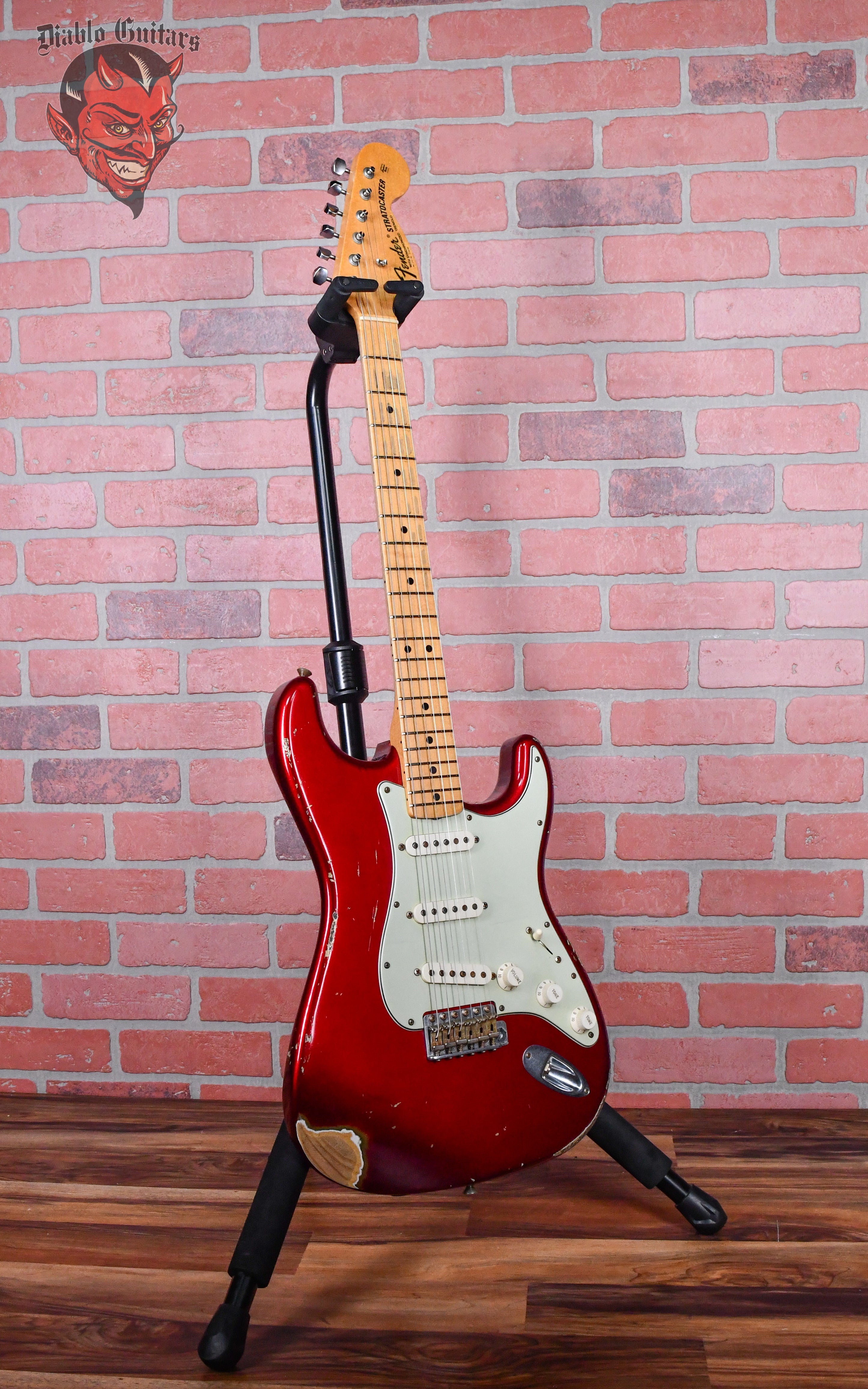 Fender Custom Shop Vintage Stratocaster Heavy Relic Candy Apple Red 2006 w/OHSC