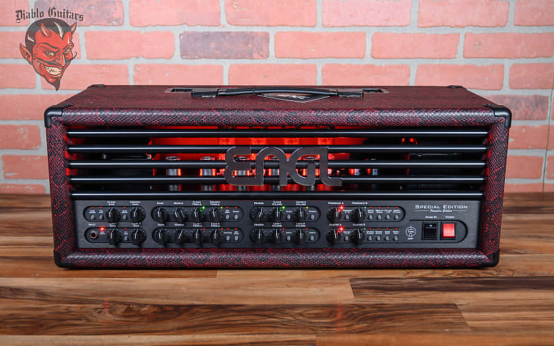 Engl Custom Shop Special Edition Founders Edition E670FE 5-Channel 100-watt all Tube Head with 6L6 Tubes Red Snakeskin