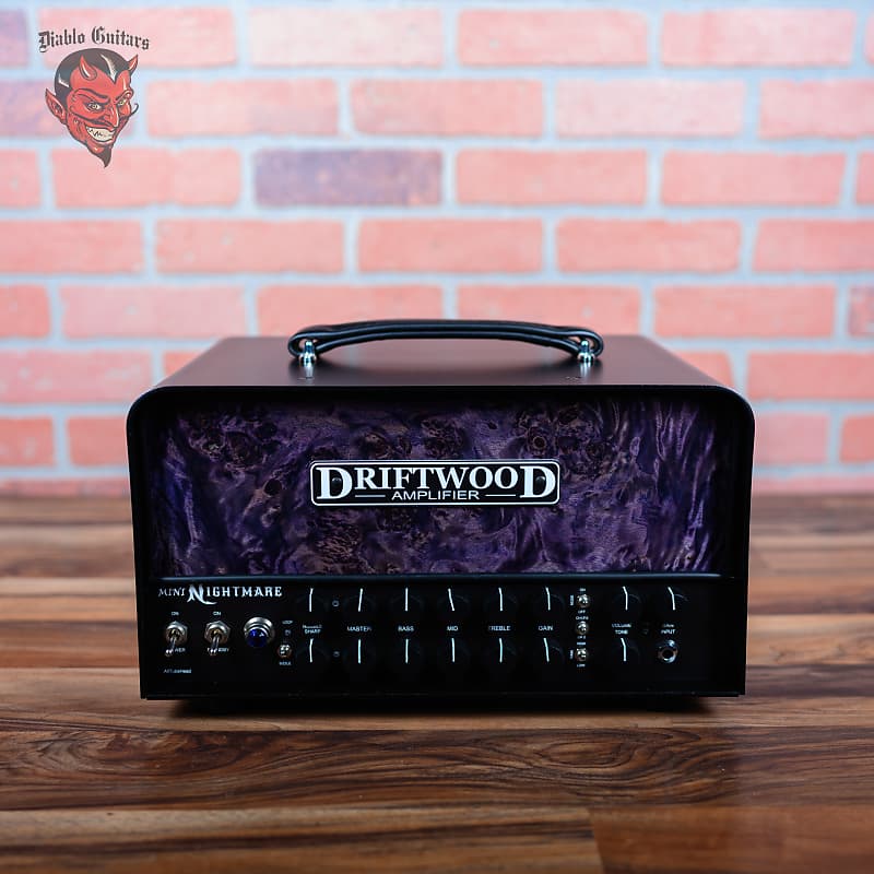 
                      
                        Driftwood Mini nightmare 45/22w Tube Guitar Head Black Aluminum
                      
                    