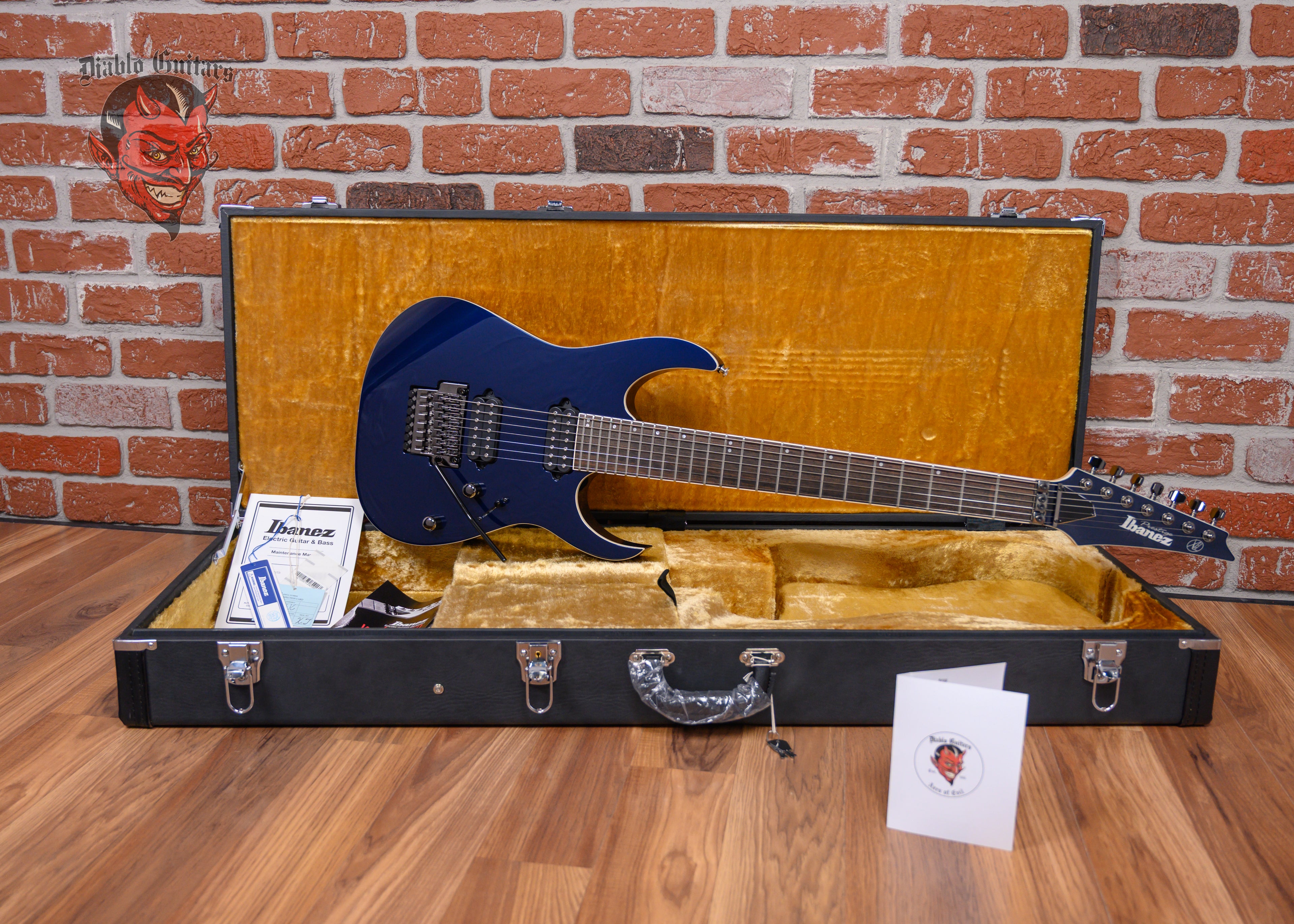 Ibanez RG2027XL Dark Tide Blue 2024 w/OHSC – Diablo Guitars