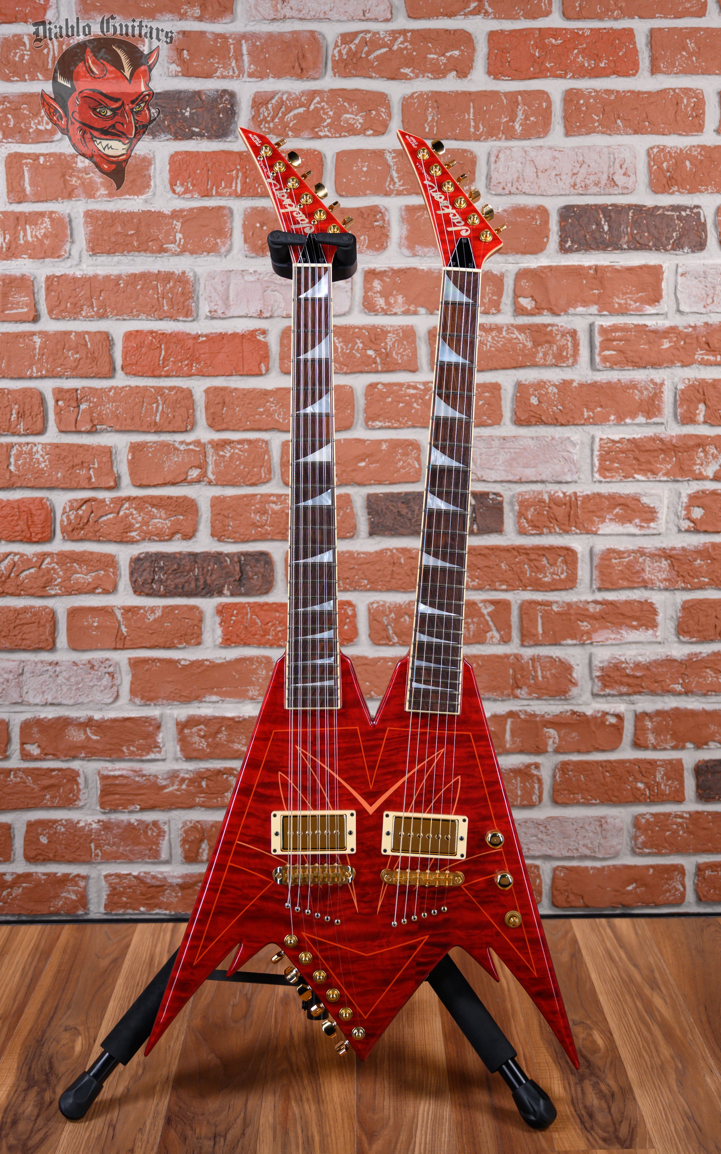 ギター JFKin the worldJacksonGROVER JACKSON Grover Jackson Dinky Metallic Blue w/ HSH GJ Pickups, GJ