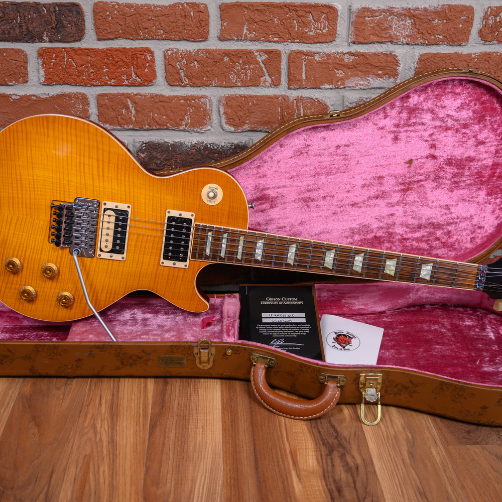 Gibson Custom Shop Les Paul Axcess Flamed Maple Top Iced Tea Burst 2012 w/OHSC