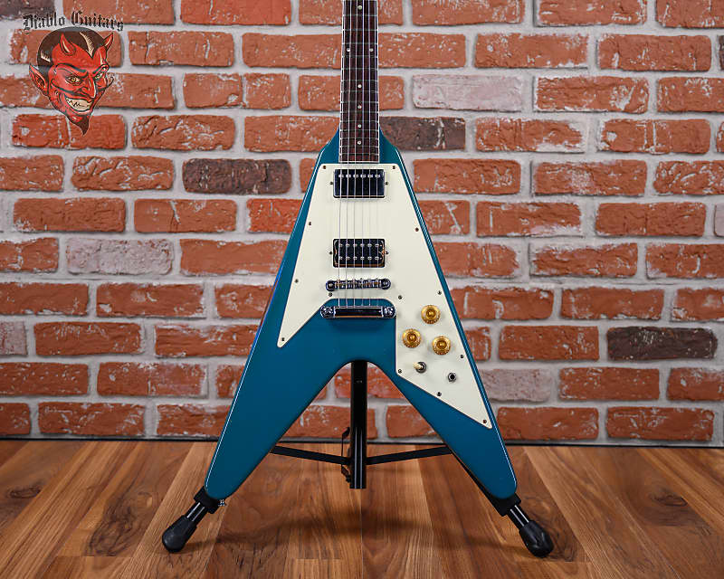 Gibson Flying V Bahama Blue 1981 w/OHSC