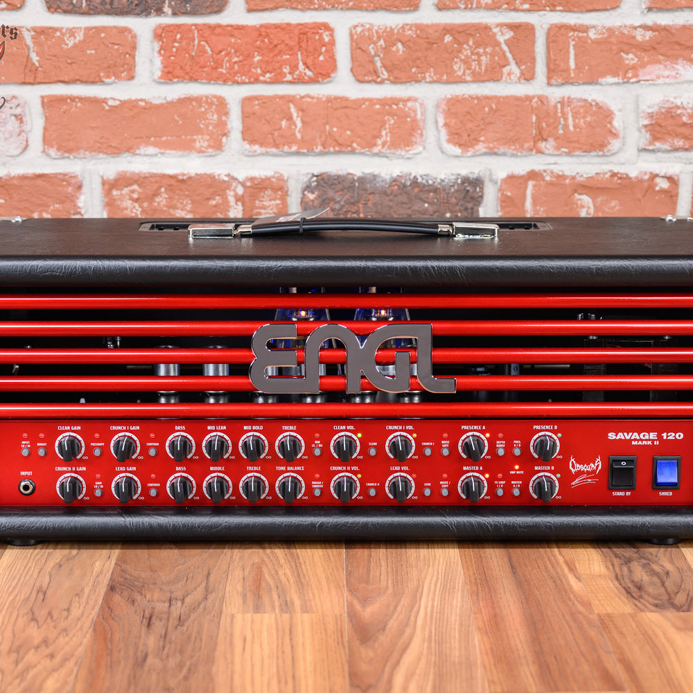 Engl Limited Edition Obscura E-610II-OS Savage 120 MKII  Black Tolex with Red Face Plate and Blue Illumination