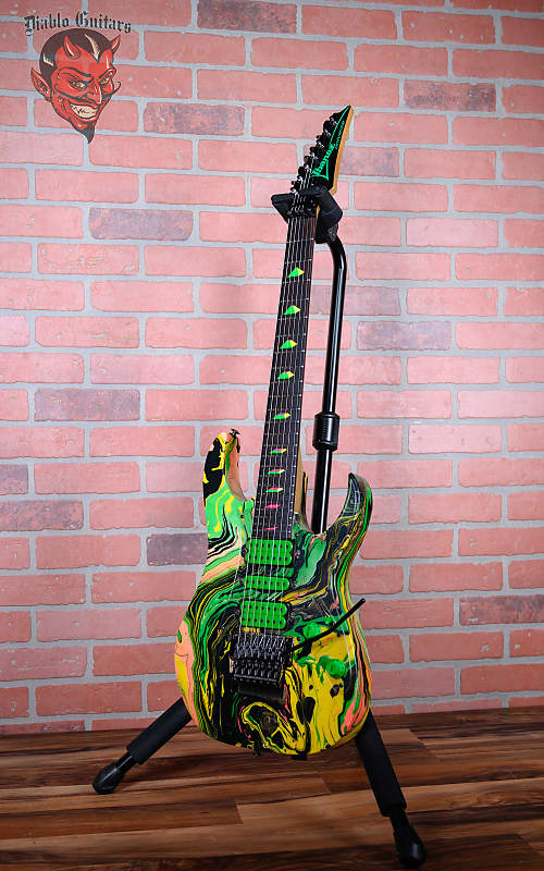 Ibanez UV77-MC ATD Steve Vai Signature Universe Multi-Color 1991 w/Hardshell Case