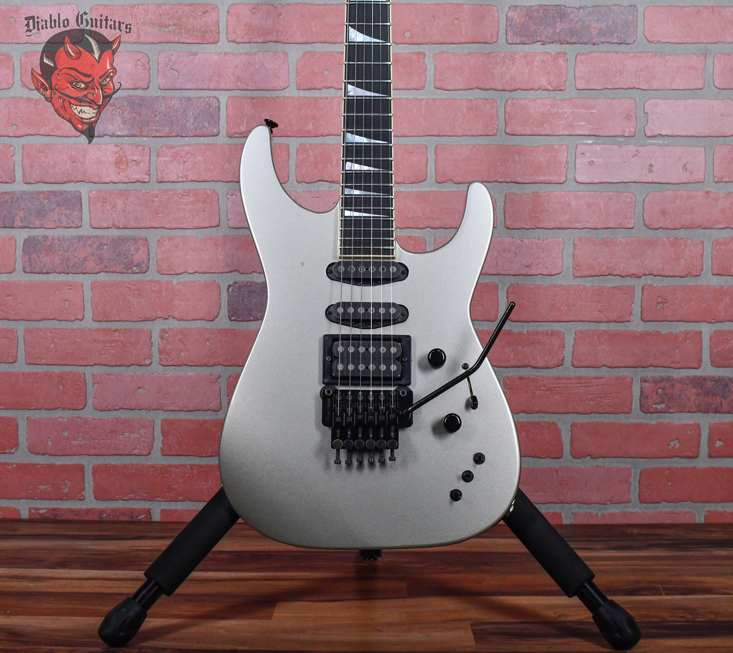 Jackson USA Custom Shop Soloist One Off Silver Metallic 1987 w/OHSC