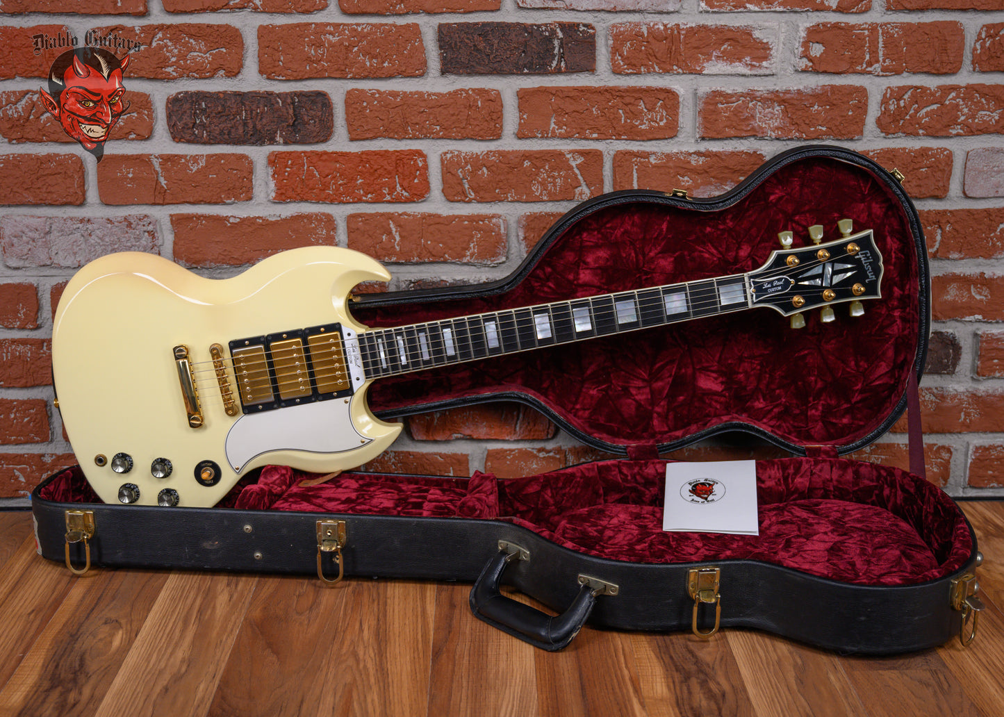 Gibson Les Paul Custom '61 "SG" Classic White 2006 w/OHSC