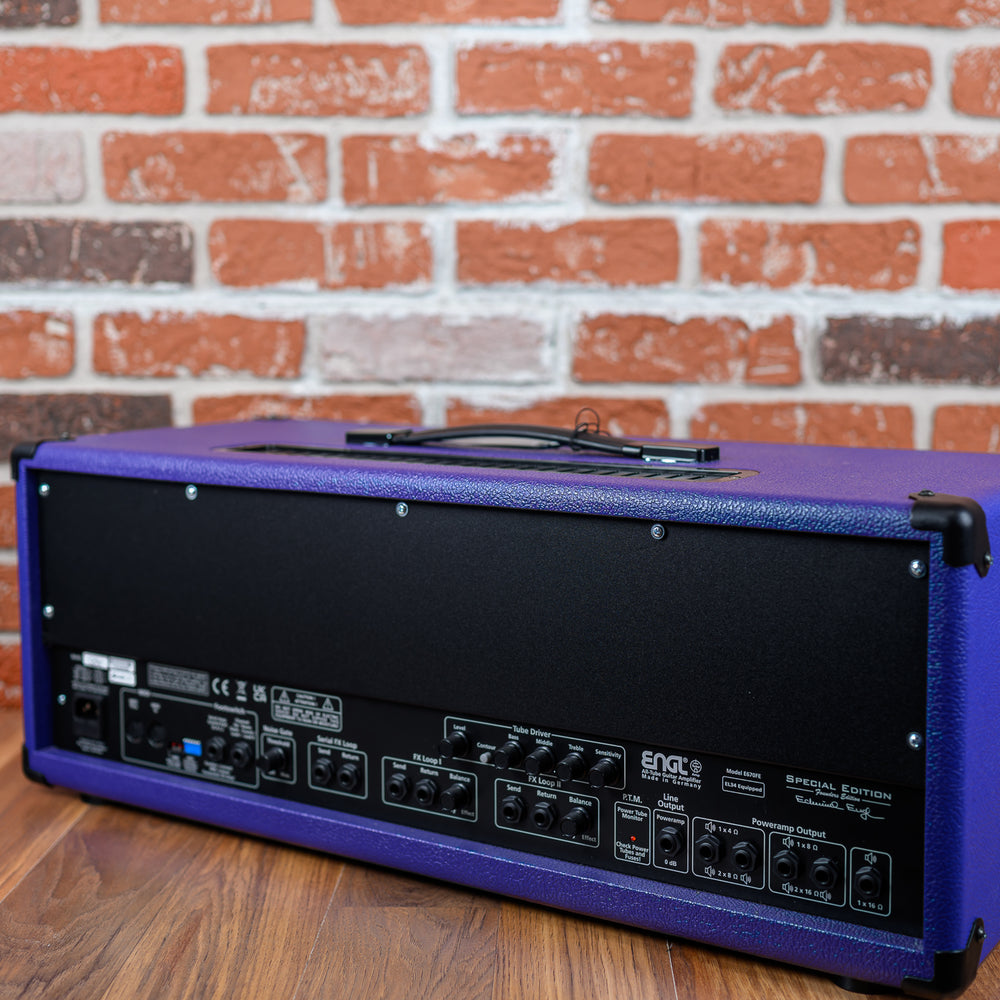 
                      
                        Engl Custom Shop Special Edition Founders Edition E670FE 5-Channel 100-watt all Tube Head with EL34 Tubes Purple Bronco
                      
                    