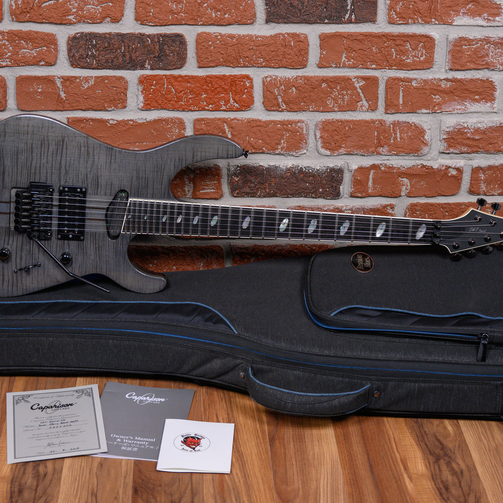 Caparison TAT Special FM Trans Stain Black Matt 2019 w/Original Gigbag