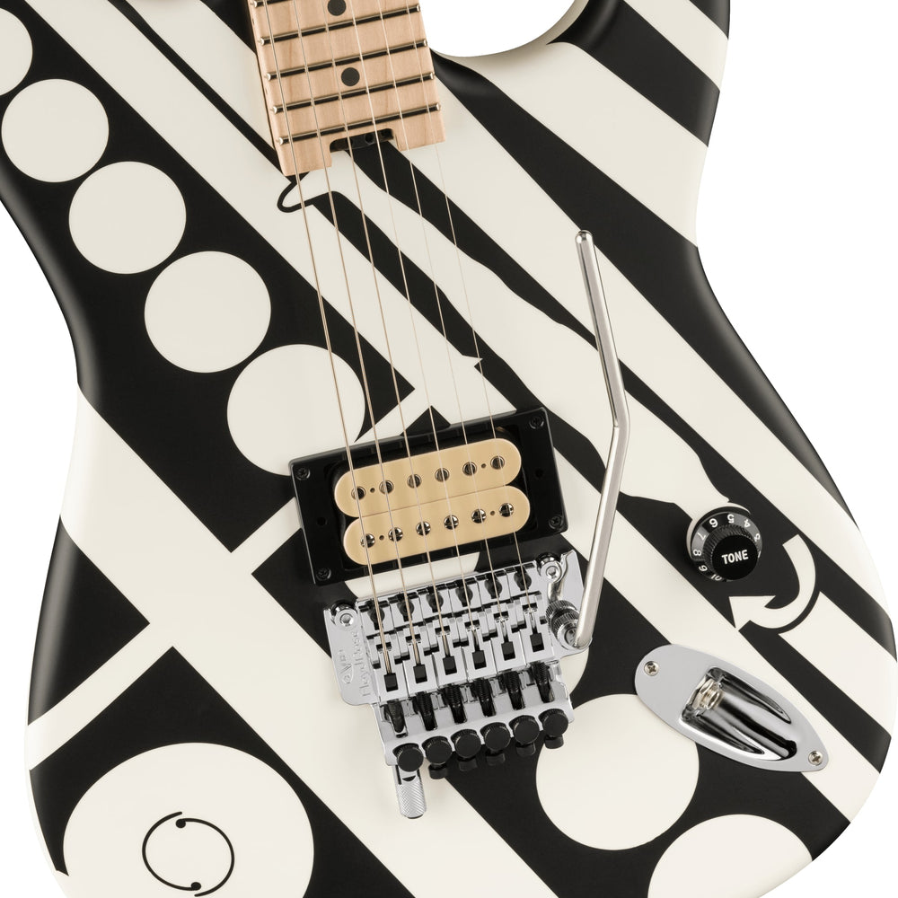 
                      
                        EVH Striped Series "Circles/See Ya" Satin Black/White 2024 w/EVH Gigbag
                      
                    