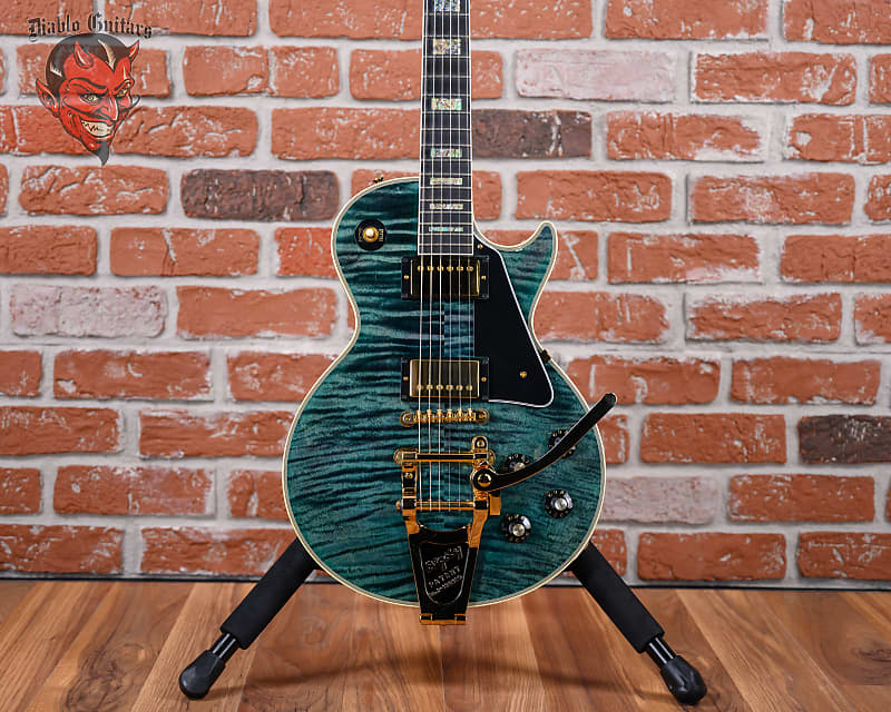 Gibson Custom Shop Made To Measure ‘68 Les Paul Custom Flame Maple Top Nordic Blue 2024 w/OHSC