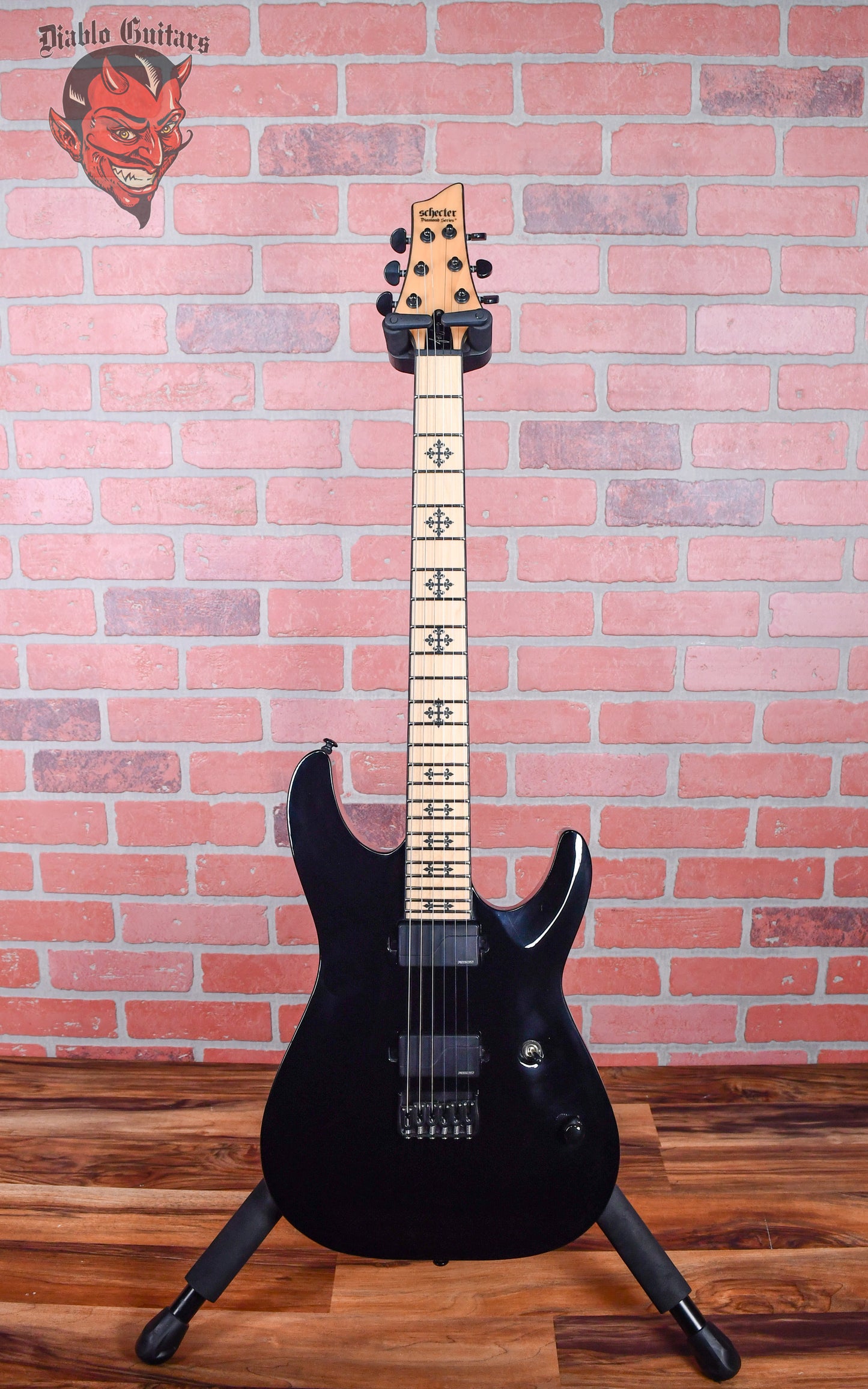 Schecter Jeff Loomis Signature JL-6 Hard Tail Black 2014 w/OHSC (Built For Jeff Loomis)