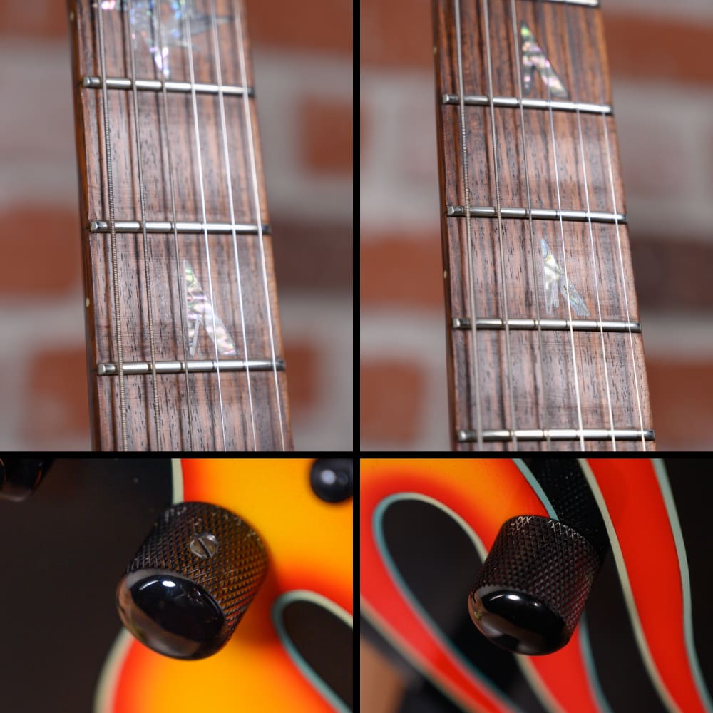 
                      
                        ESP Custom Shop James Hetfield JH-1 Black w/ Flame Graphic #003/200 Limited Edition 1997 w/OHSC
                      
                    