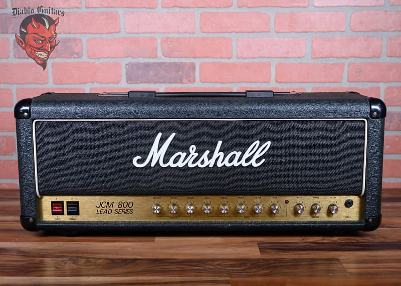 Marshall JCM 800 Lead Series 2210 Tube Amplifier Head Black Tolex 1987