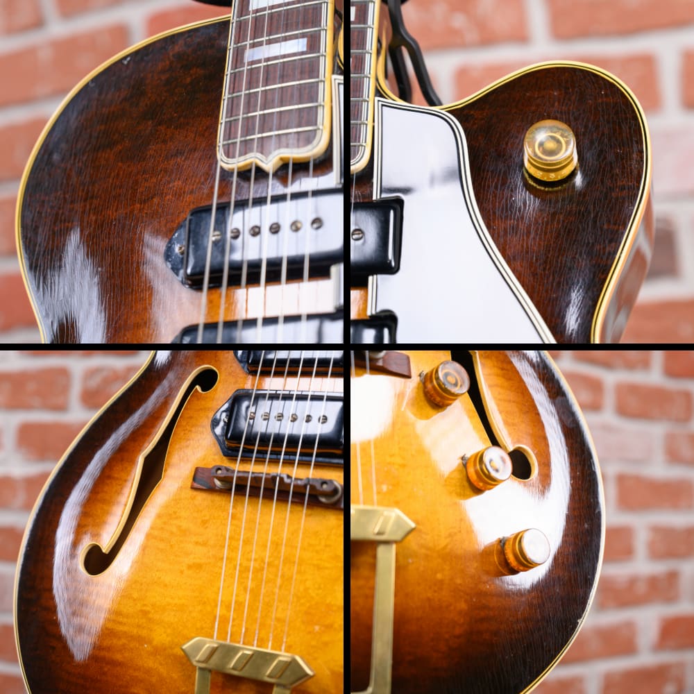 
                      
                        Gibson ES-5 Sunburst 1952 w/Hard Shell Case (owned by Steve Howe)
                      
                    