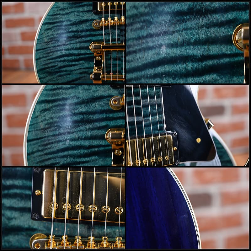 
                      
                        Gibson Custom Shop Made To Measure ‘68 Les Paul Custom Flame Maple Top Nordic Blue 2024 w/OHSC
                      
                    