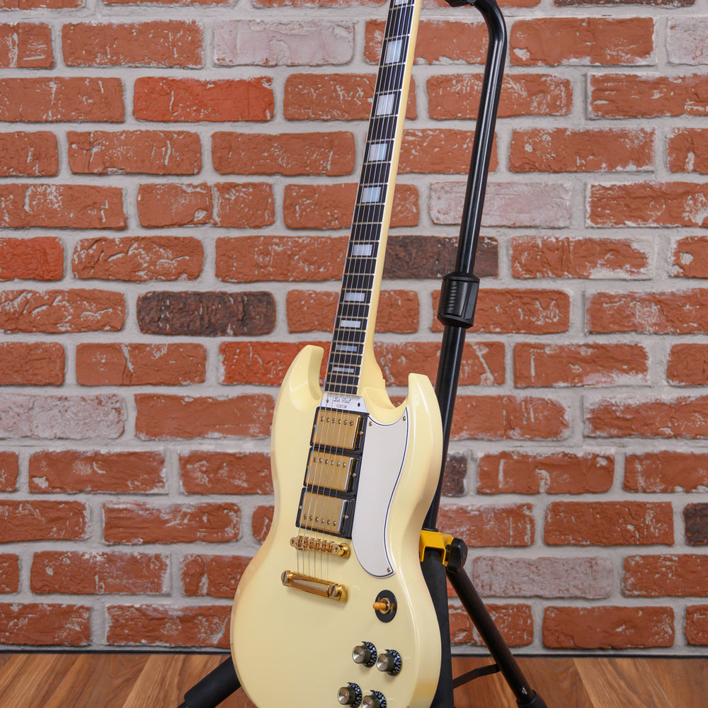 
                      
                        Gibson Les Paul Custom '61 "SG" Classic White 2006 w/OHSC
                      
                    