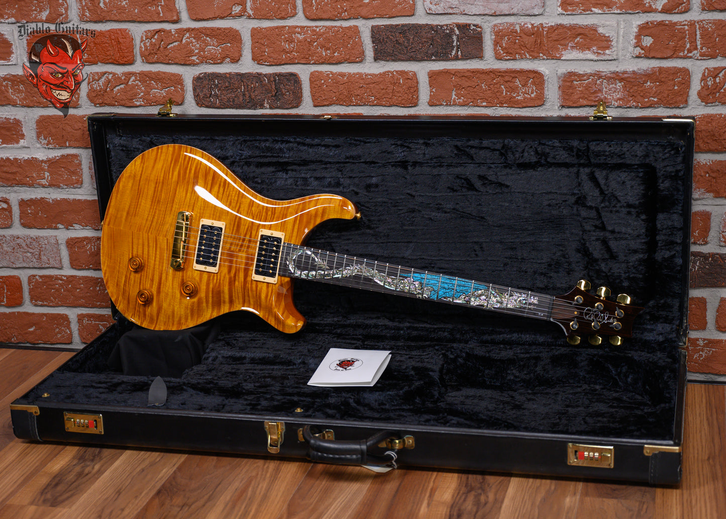 PRS Dragon Series I #36 of 50 Big Leaf Curly Maple in Amber 1992 w/OHSC