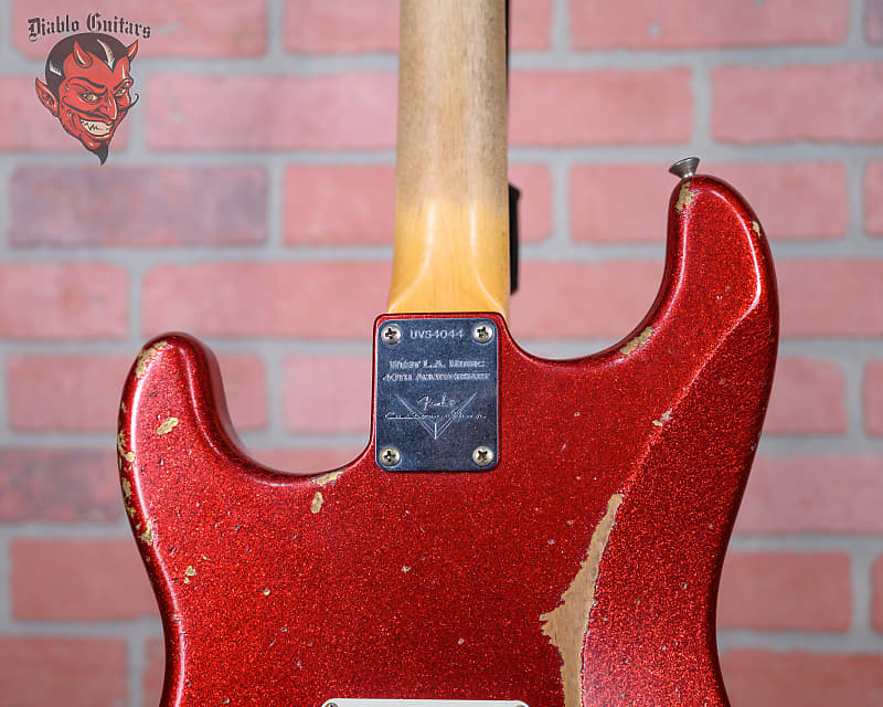 Fender Custom Shop West L.A. Music 40th Anniversary Stratocaster Red Sparkle Relic 2008 w/OHSC