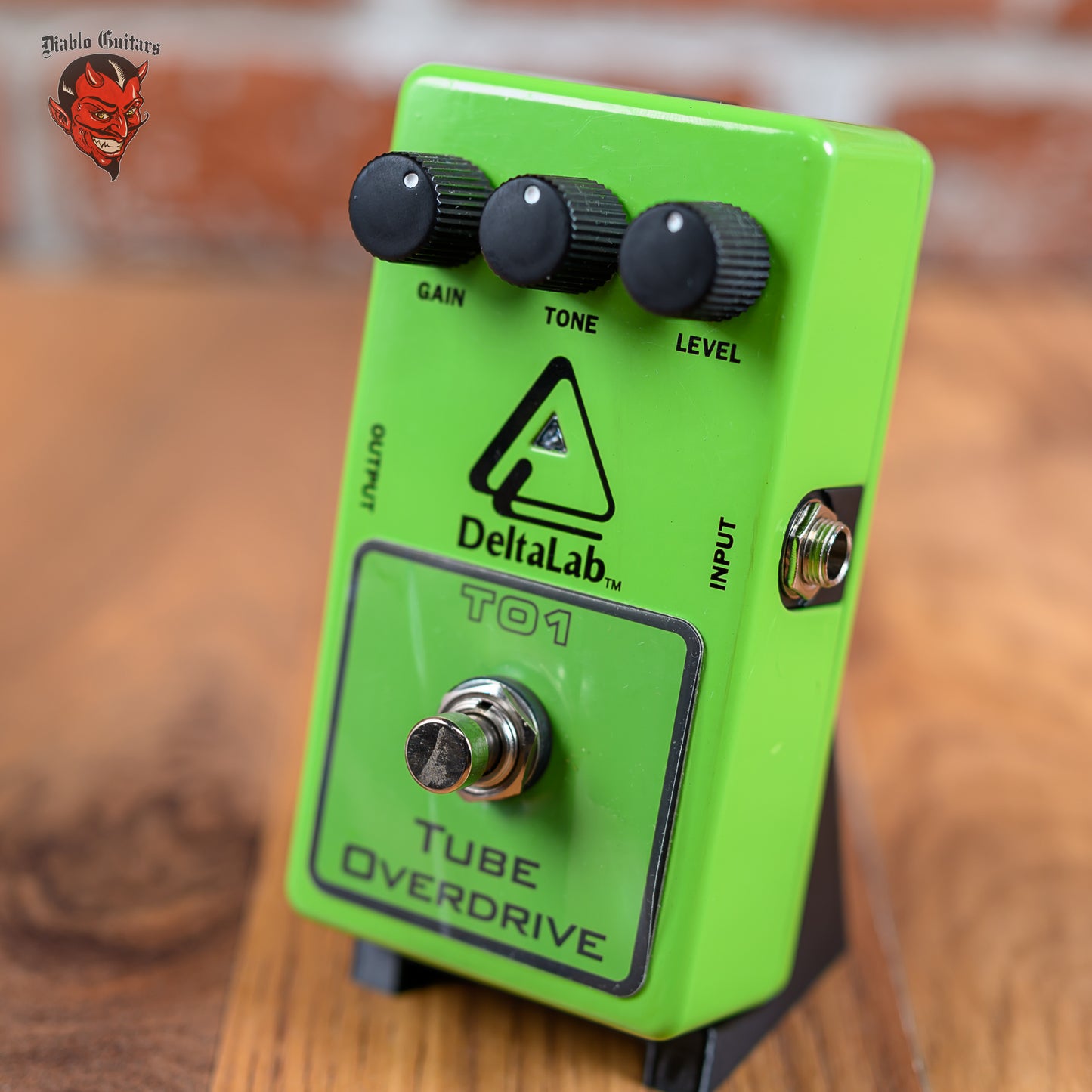 overdrive pedal with tube DeltaLab TO1 Tube Overdrive Green – Diablo Guitars