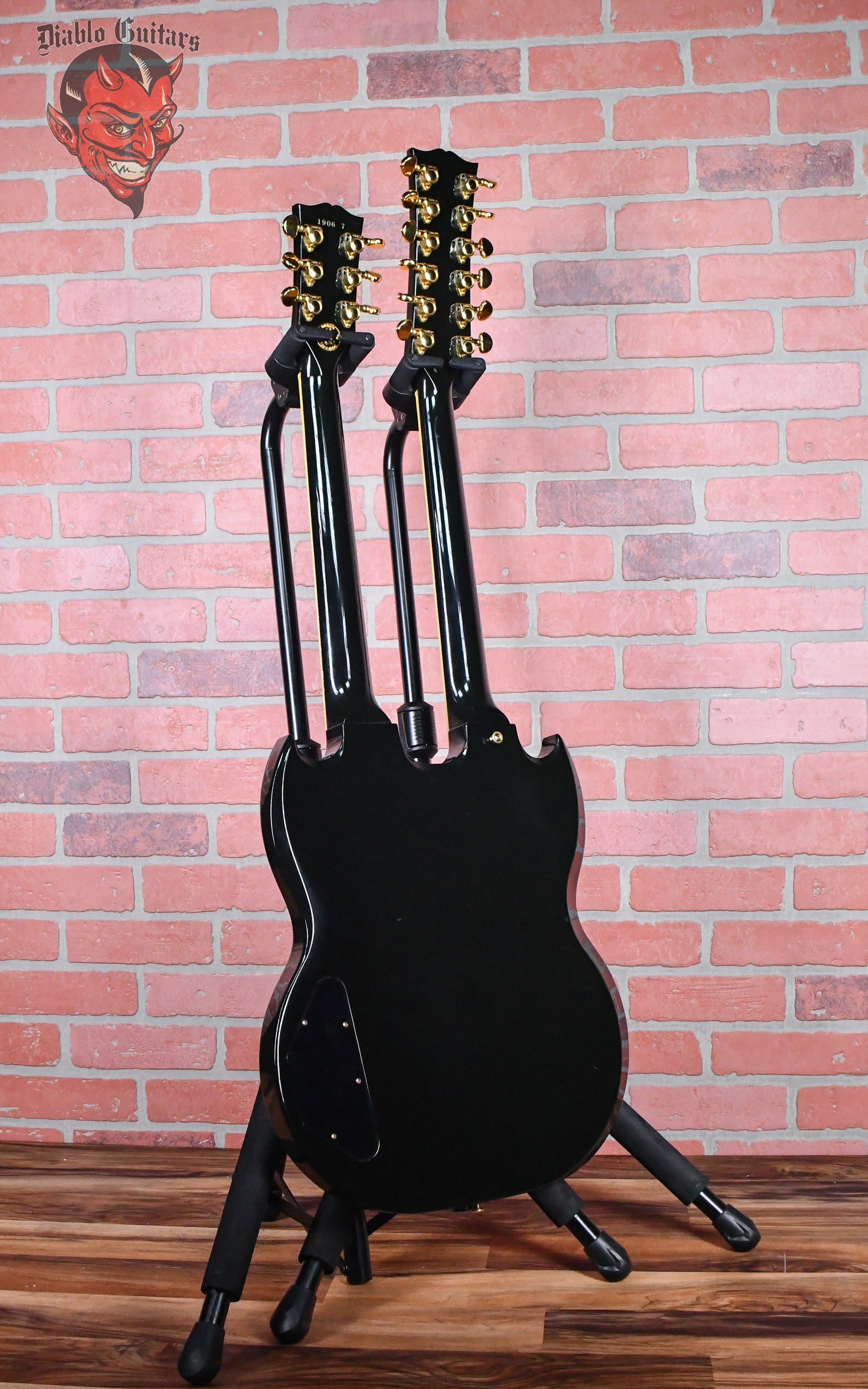 Gibson 100th Anniversary Centennial EDS-1275 Ebony 1994 w/OHSC