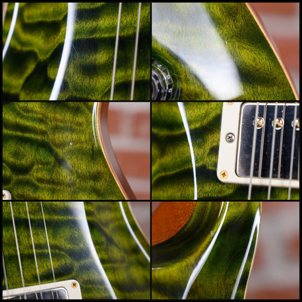 
                      
                        PRS DGT Wood Library Quilted Maple Top Jade /Brazilian Rosewood 2014 w/OHSC
                      
                    