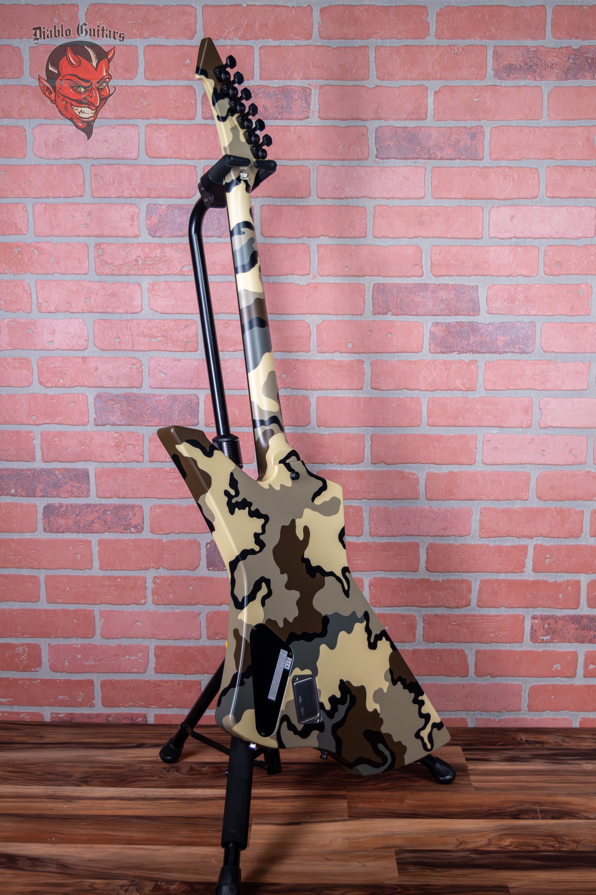 ESP Original Series Custom Shop James Hetfield of Metallica Signature Snakebyte Kuiu Camo Satin 2023