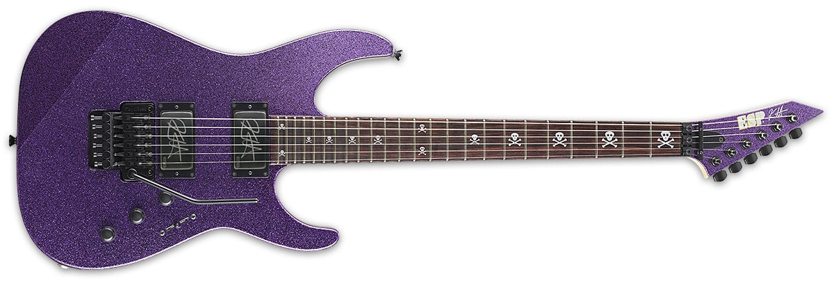 ESP KH-2 Kirk Hammett Signature Purple Sparkle 2024 w/OHSC