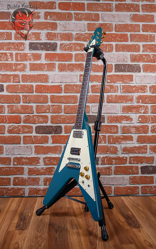 
                      
                        Gibson Flying V Bahama Blue 1981 w/OHSC
                      
                    