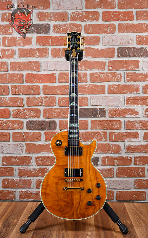 
                      
                        Gibson Custom Shop 50th Anniversary Les Paul Custom Curly Koa Top Antique Natural #6 of 50 2002 w/OHSC
                      
                    