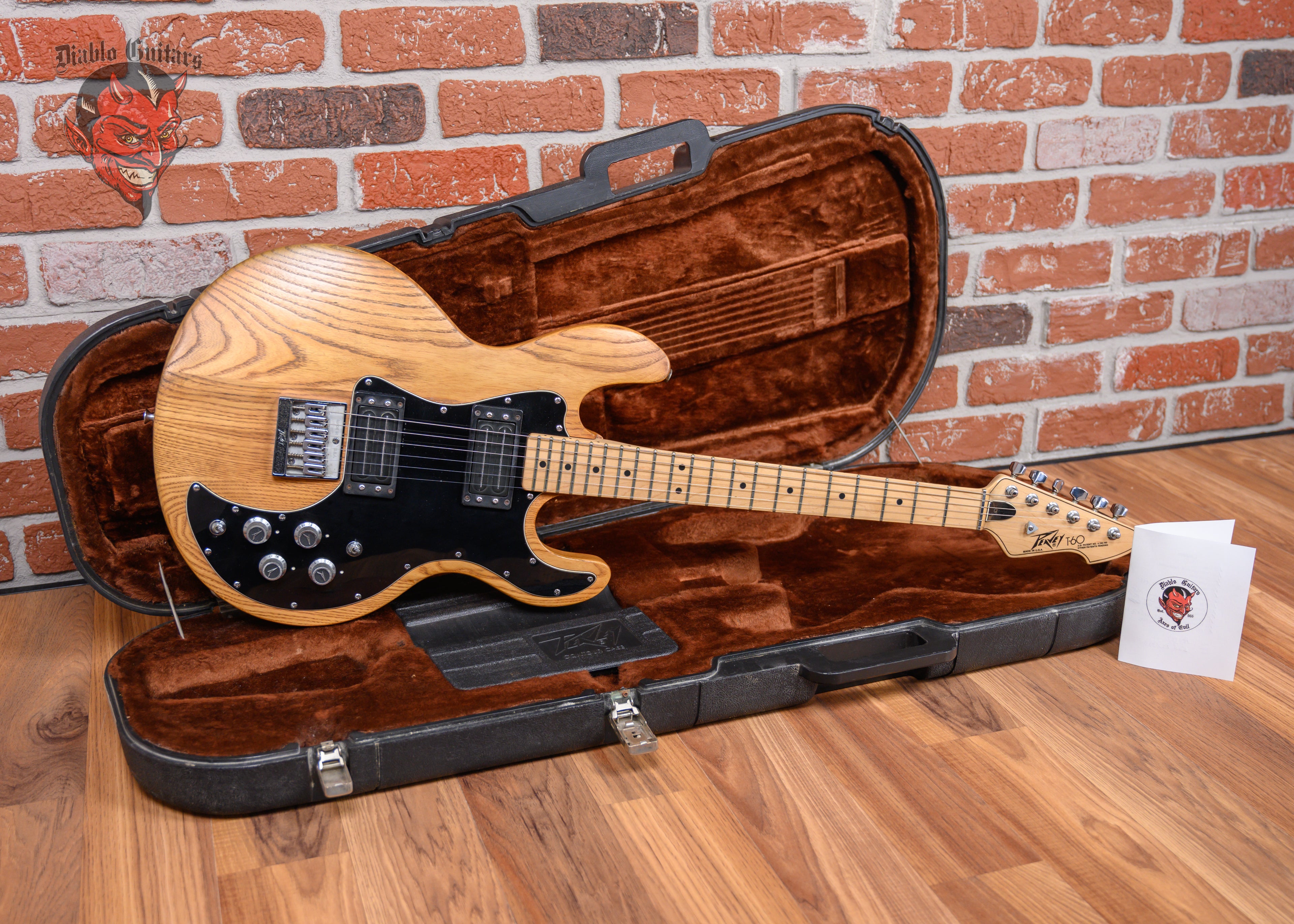 Peavey T-60 Natural 1983 w/OHSC – Diablo Guitars