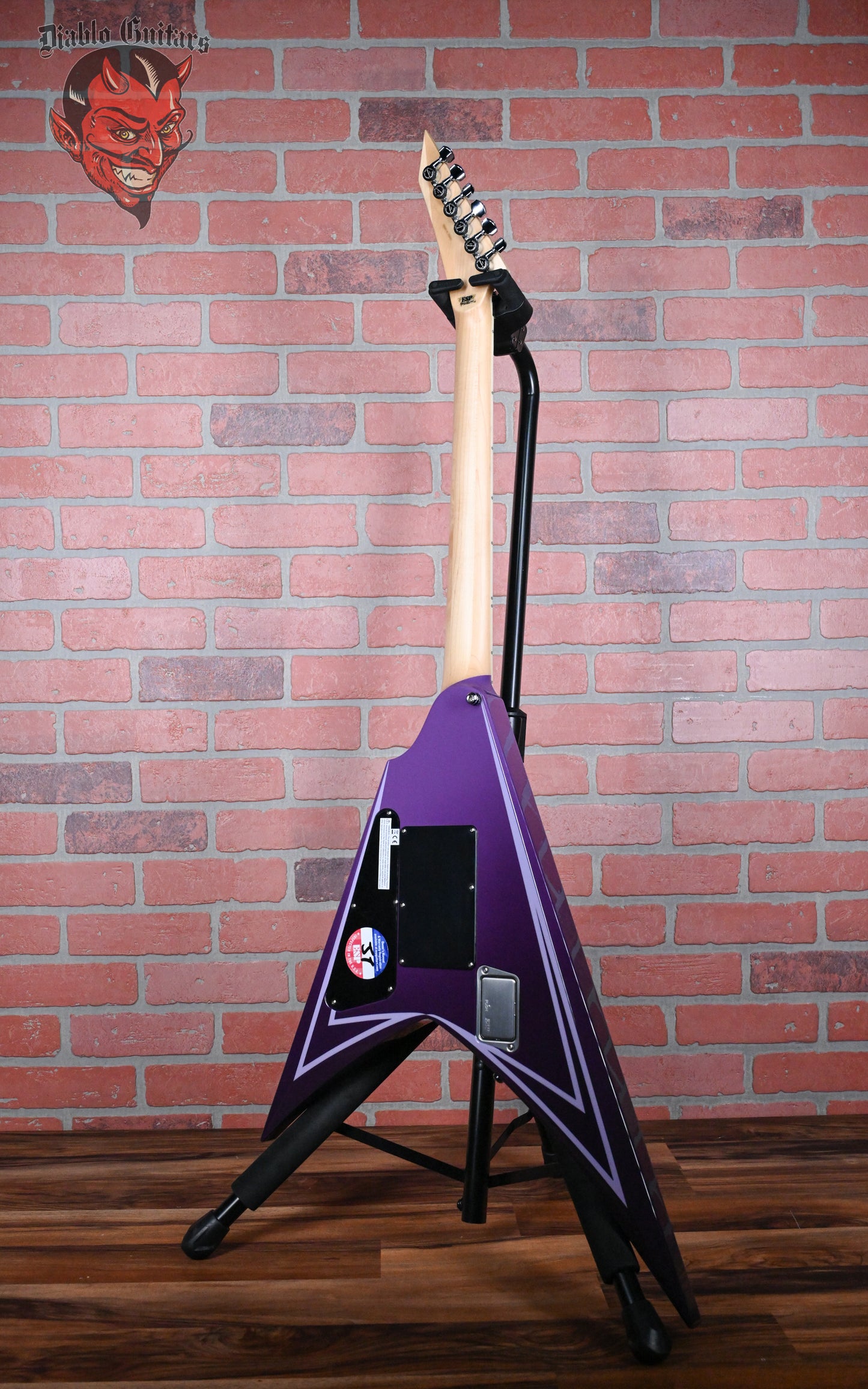 ESP Alexi Laiho Signature Hexed Purple Fade with Pinstripes 2023 w/OHSC