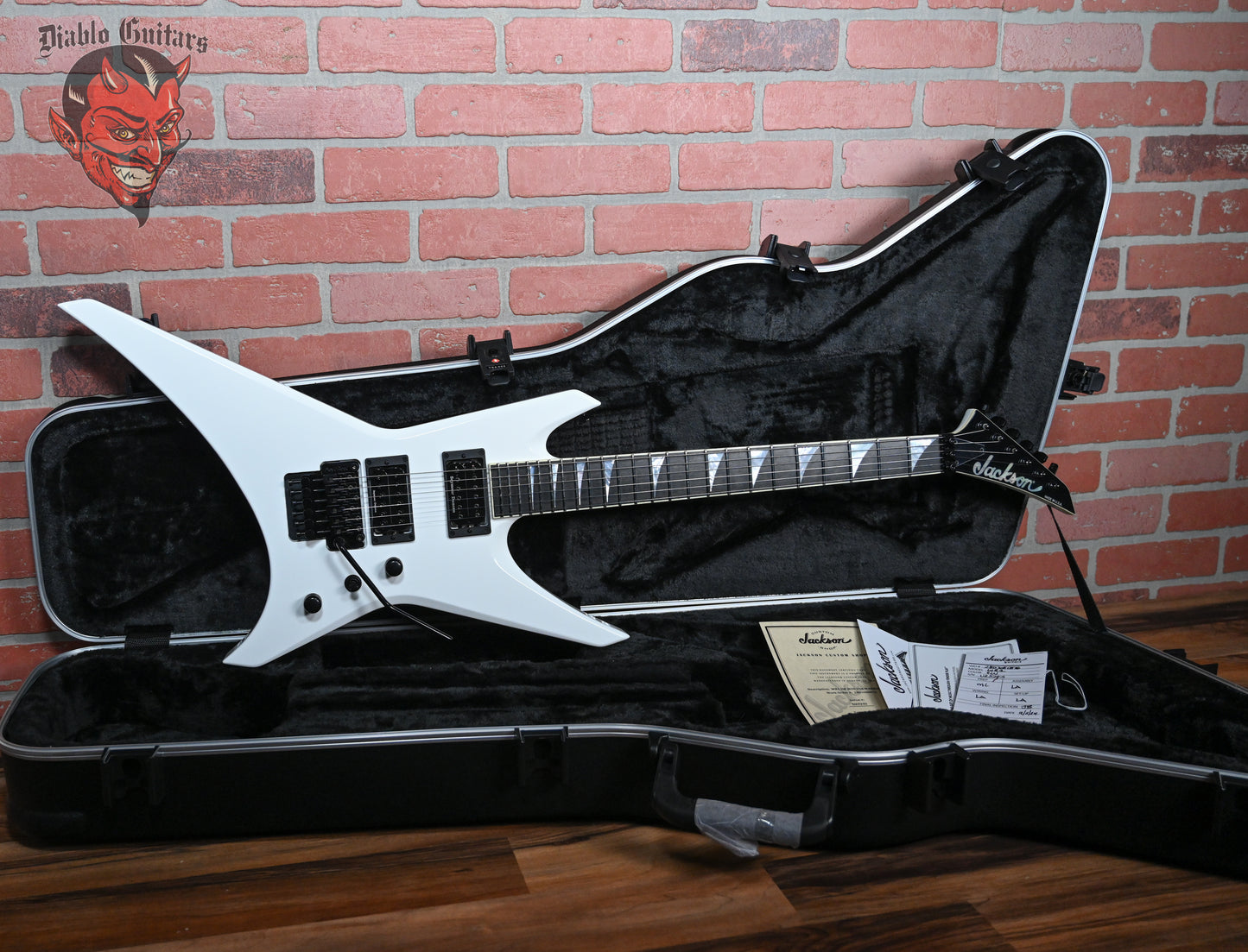 Jackson  USA Custom Shop WR1 Warrior Snow White 2024 w/OHSC