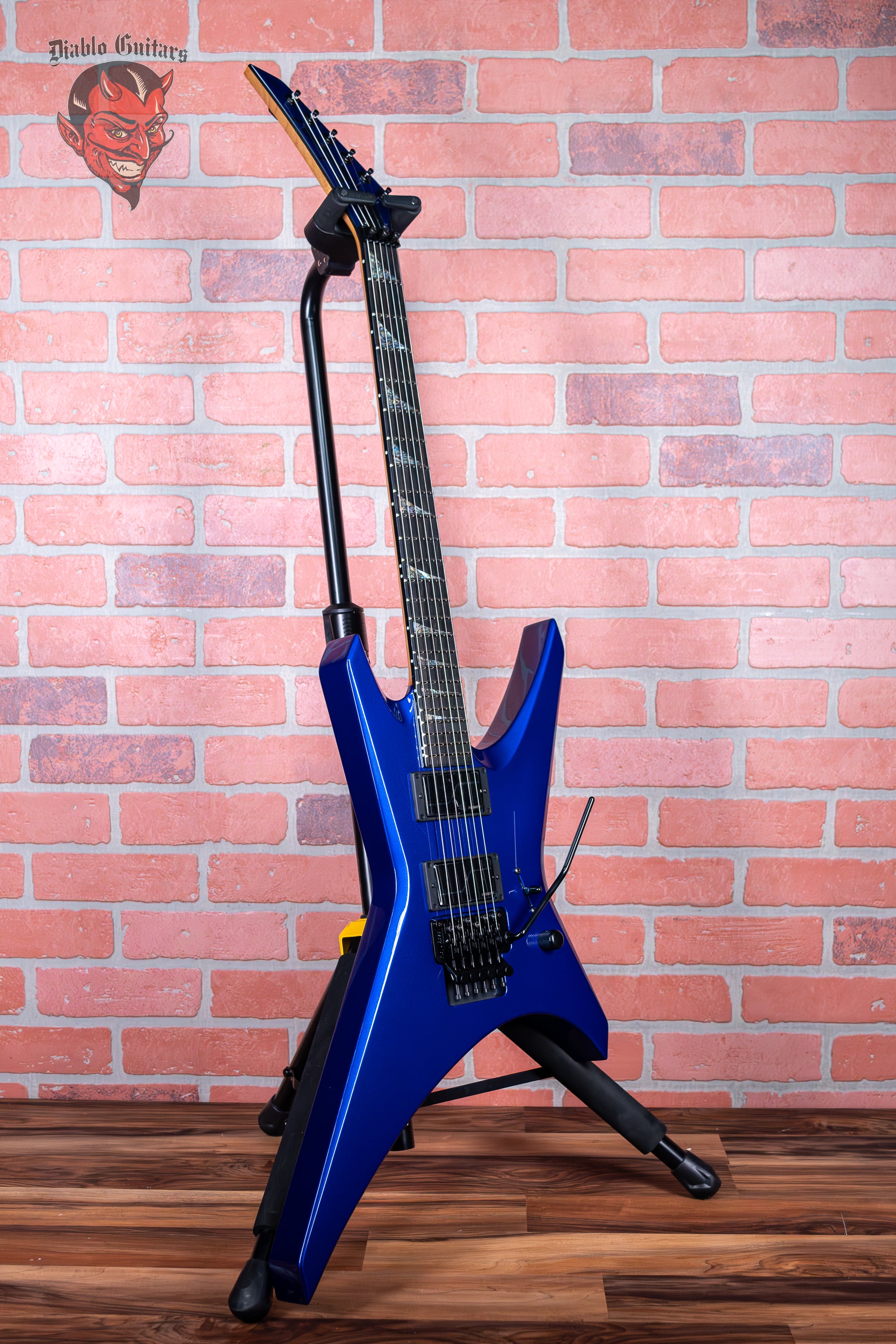 Jackson Custom Shop Special Edition Warrior WR2H FR 2024 Cobalt Blue Floyd Rose w/ OHSC COA