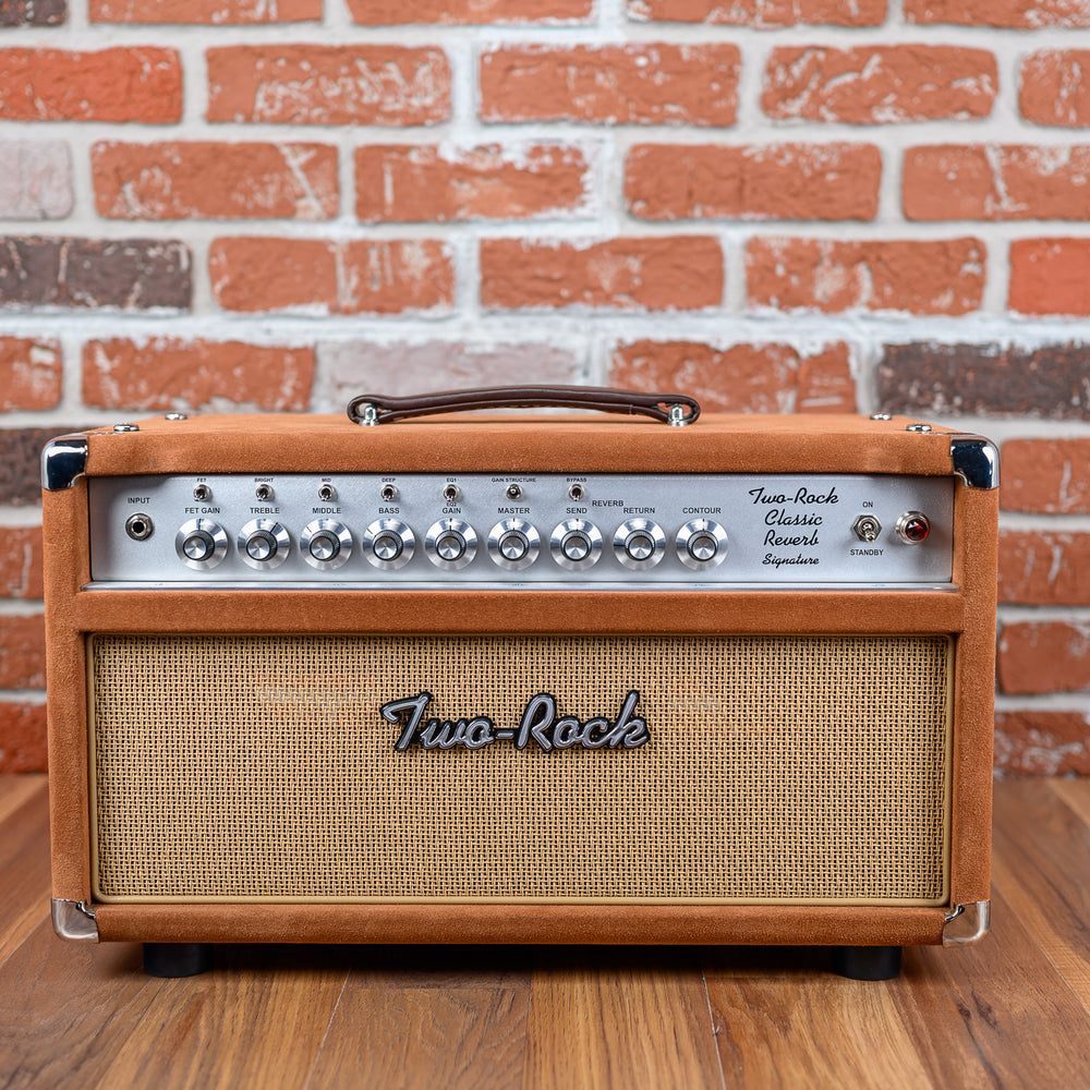 
                      
                        Two Rock Classic Reverb Signature 6L6 / 5881 50-Watt Guitar Matching Half Stack 2022 Tobacco Suede
                      
                    