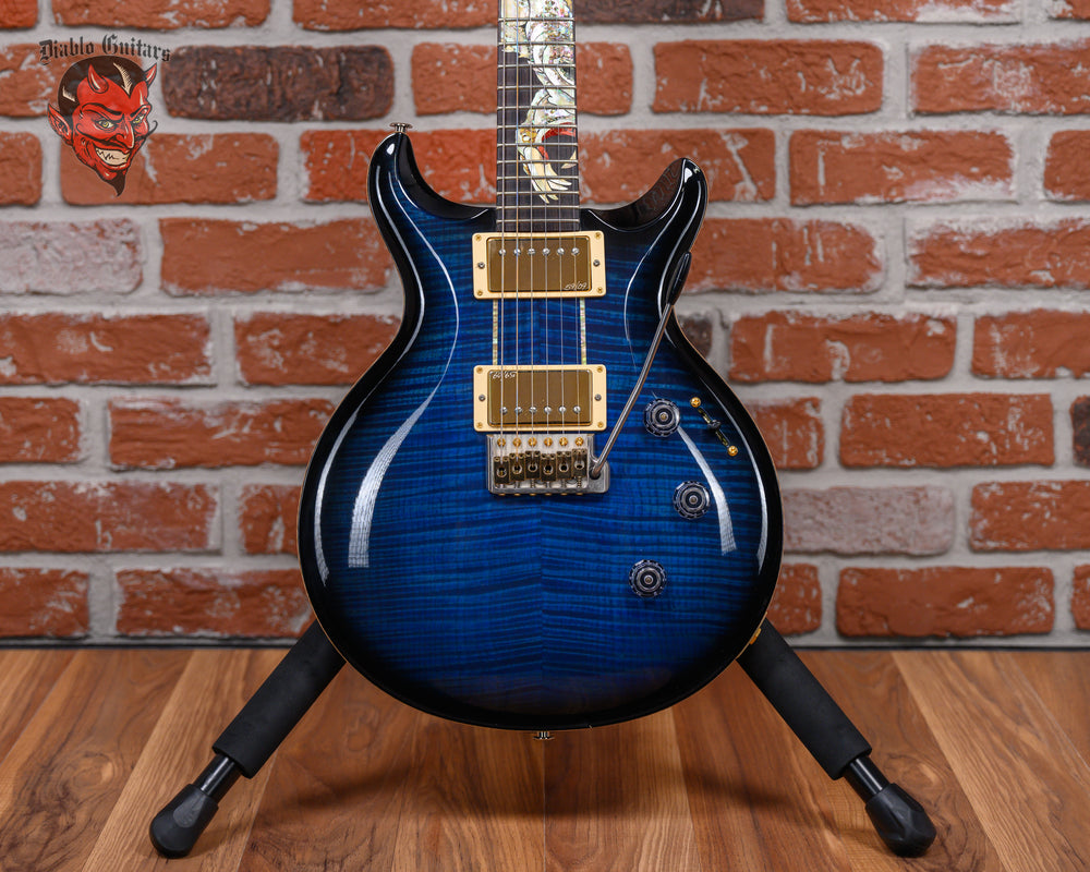 PRS Santana Dragon 25th Anniversary #58 of 60 Curly Maple Top in Blue Burst 2010 w/OHSC