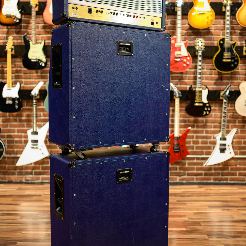 
                      
                        Marshall 6100 30th Anniversary Series 3-Channel 100-Watt Guitar Amp Head 1992 Blue w/ Matching 4x12 6960A & 6960B Cabs
                      
                    