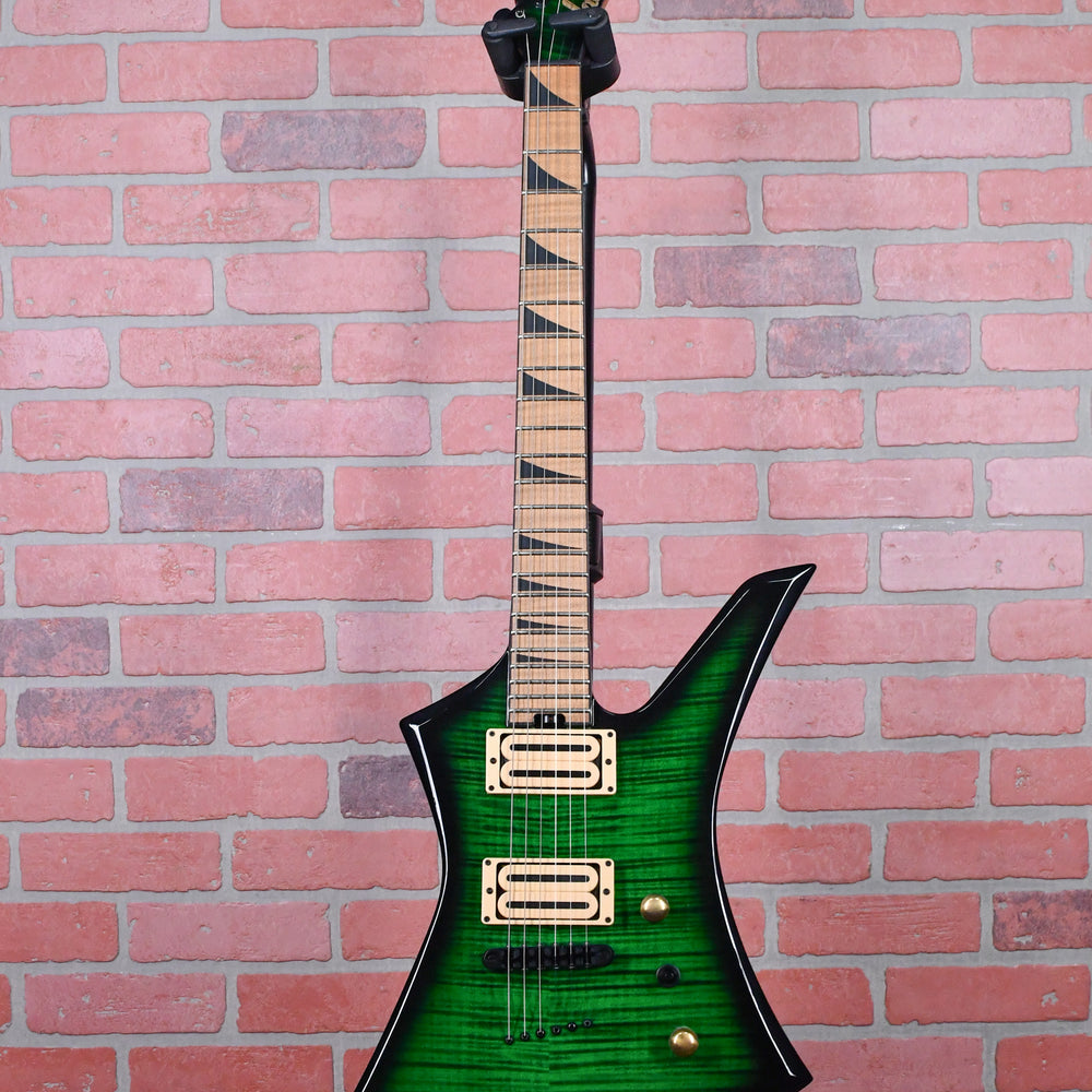 
                      
                        Jackson Usa Custom Shop KE-2H TOM RST Kelly Flame Maple Top Transparent Green Burst 2024 w/OHSC
                      
                    