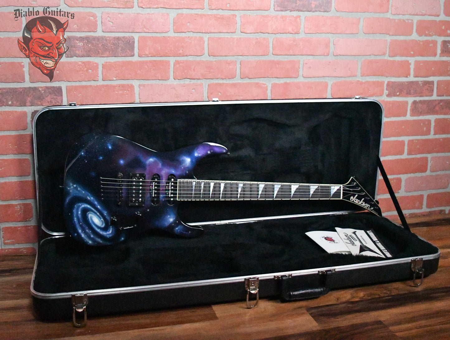 Jackson USA SL1T Soloist Nebula Graphic By Dan Lawrence 2004 w/OHSC