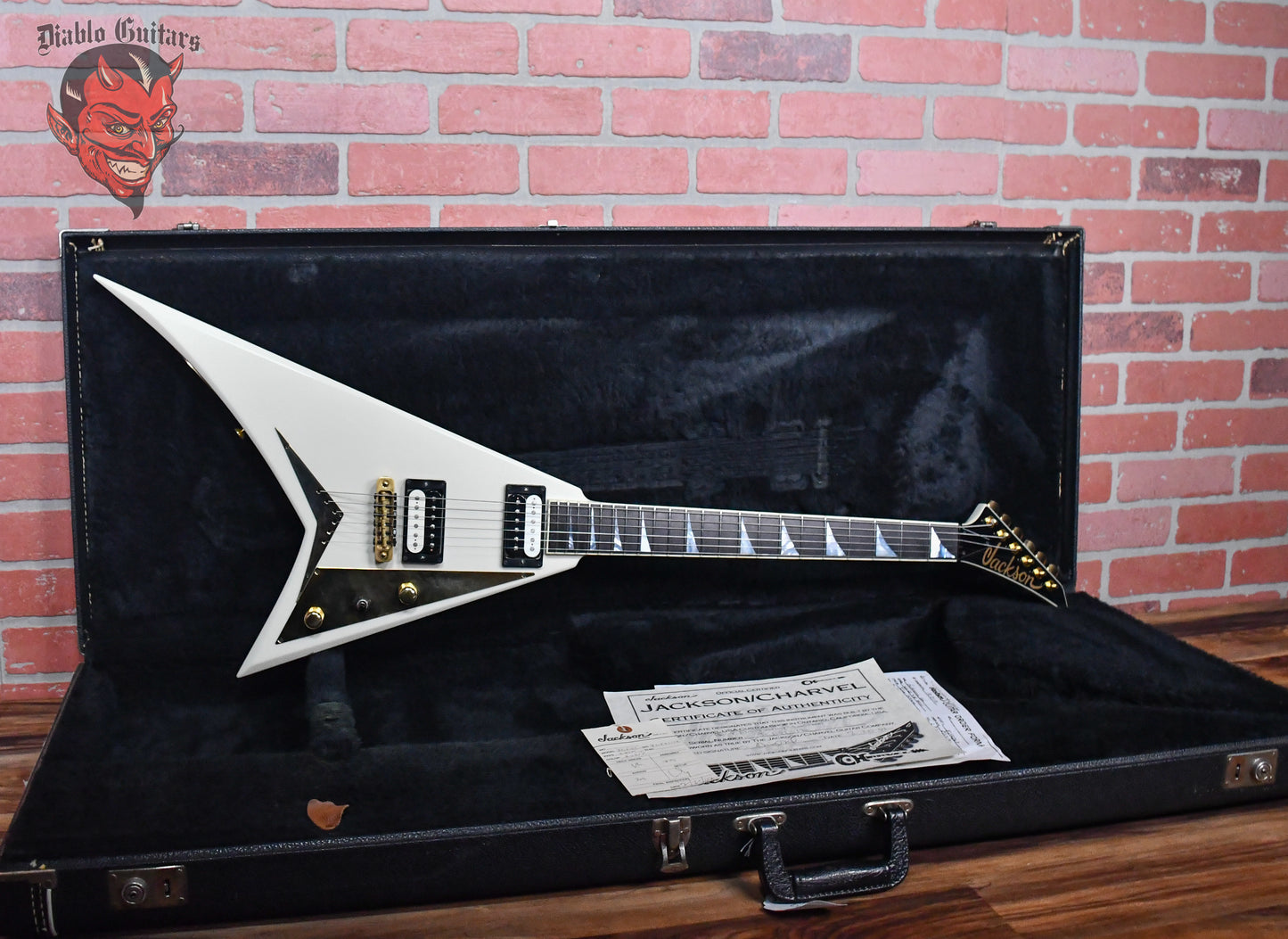 Jackson JCF01 Randy Rhoads Namm Commemorative Custom Shop 2002 Ivory w/Hardshell Case