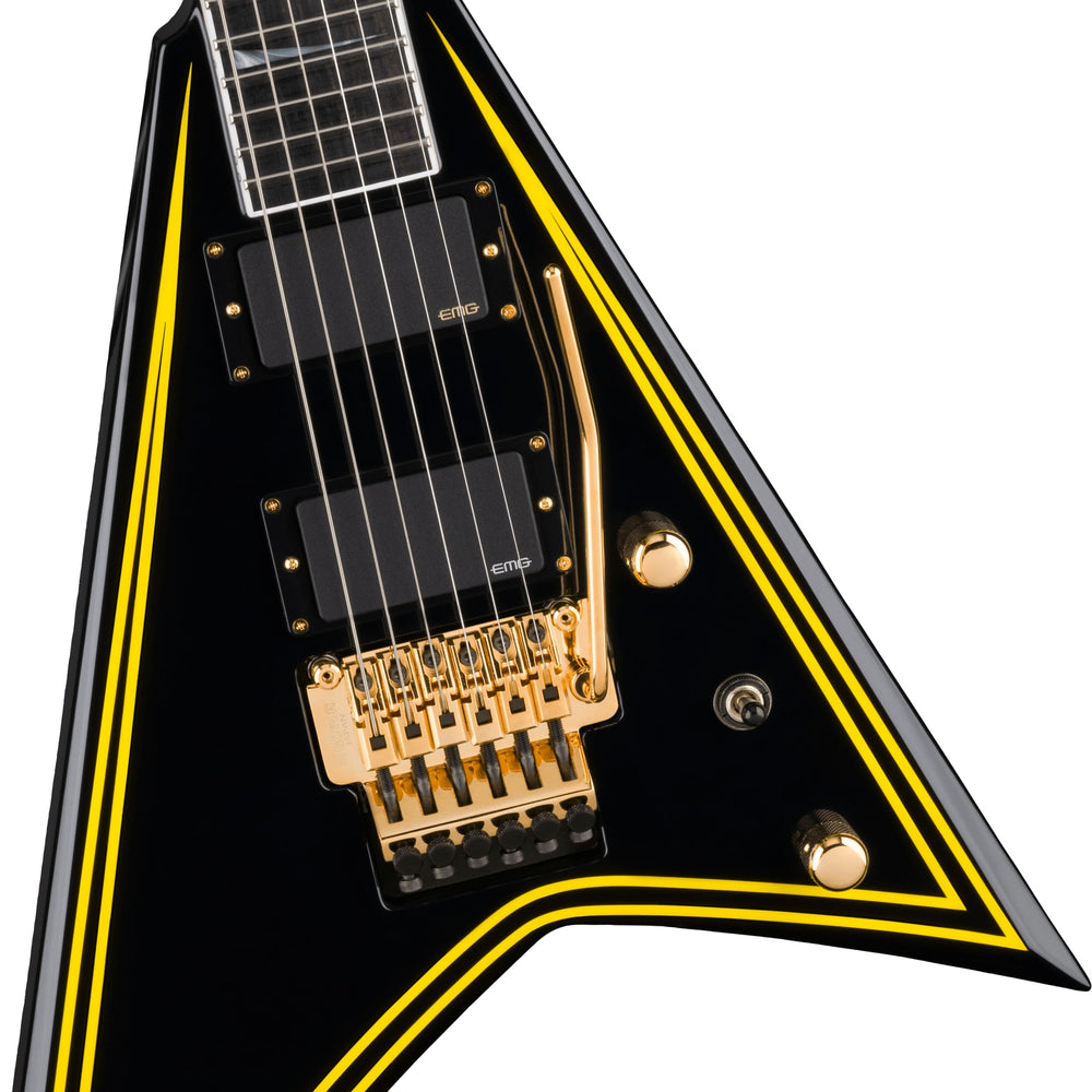 
                      
                        Jackson MJ Series Rhoads RR24MG Black with Yellow Pinstripes 2024 w/OSSC (B-stock)
                      
                    