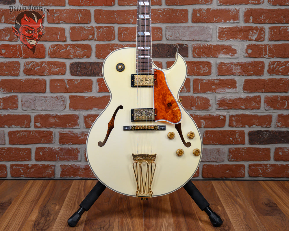 Gibson Custom art & Historic 10th Anniversary L4 CES White Diamond Sparkle 2003 w/OHSC