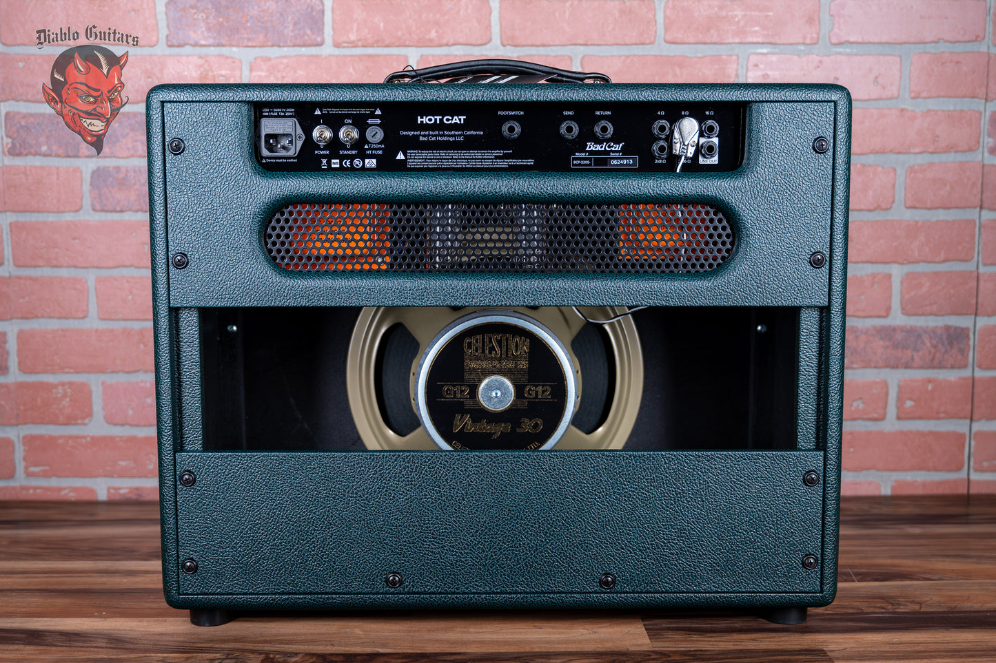 Bad Cat Custom Hot Cat Handwired Series 2-Channel 45-Watt 1x12" Combo 2024 - British Racing Green