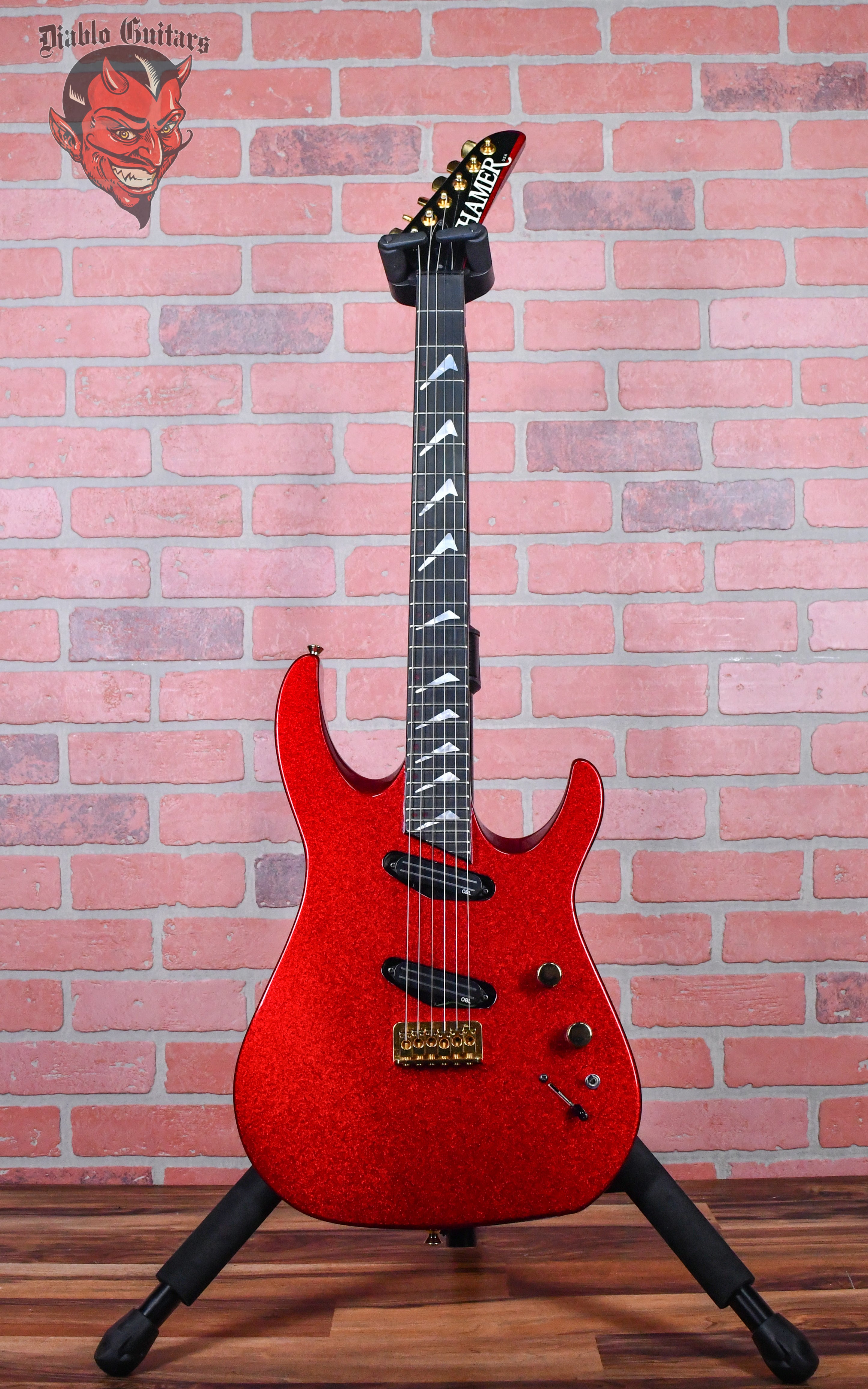 Hamer Custom Californian Red Sparkle 1989 w/OHSC